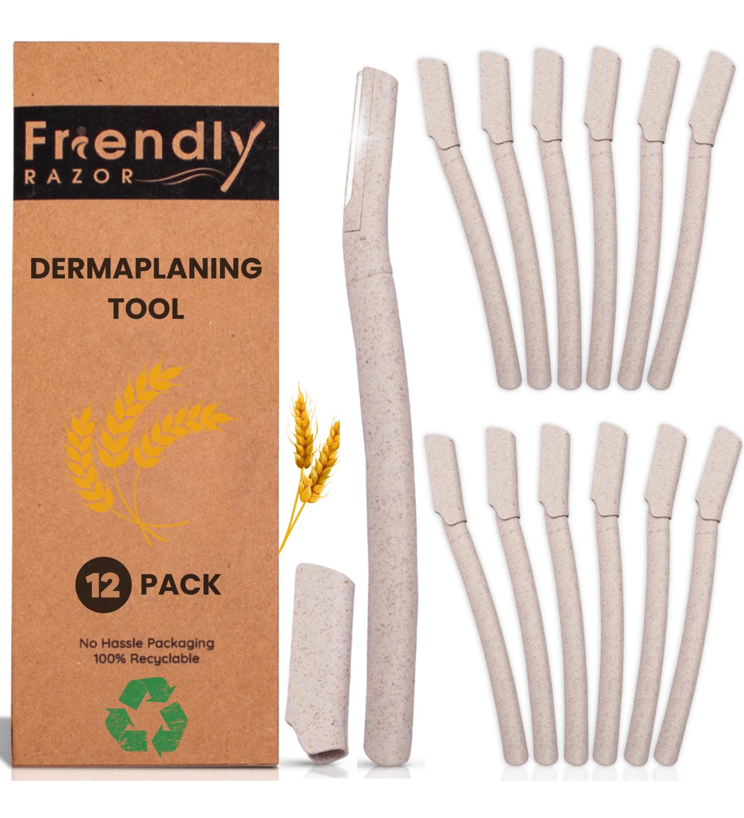Dermaplaning Blades for Face | 12 Pack | Dermaplane at Home to Exfoliate Skin | Face Razors for Women | Face Shaver Women | Facial Razors for Women | Dermaplaning Kit | Face Razor | Eyebrow Razor - Buy Online on GoSupps.com