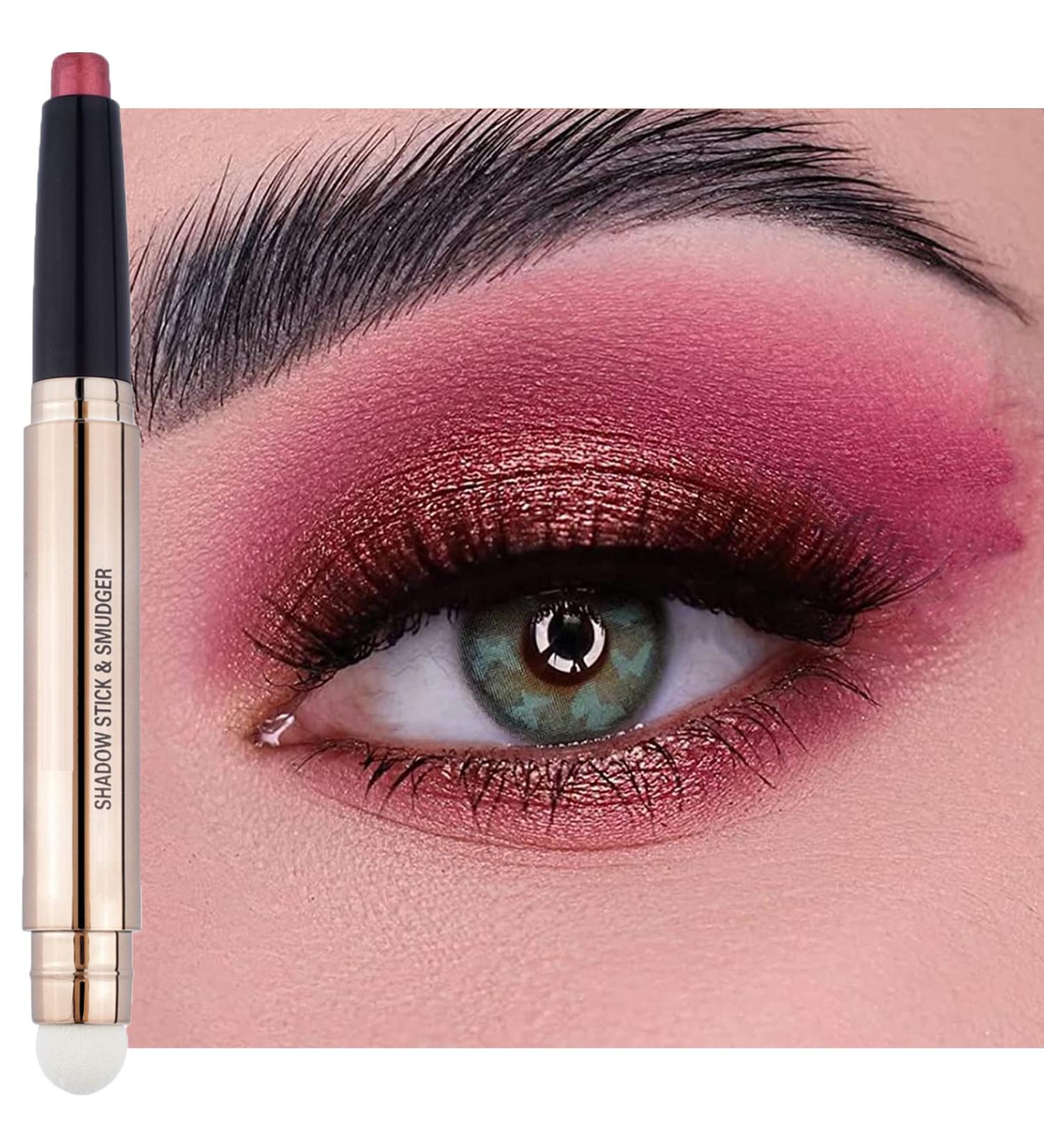 Glitter Eyeshadow Stick - High-Pigmented Metallic Eye Shadow for Sensitive Eyes (#06) - Buy Online on GoSupps.com