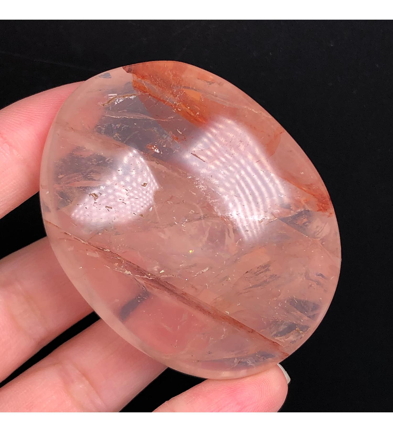 QPYD Natural Pink Healing Crystal Carvings - Polished Massage Stones for Home Art & Perfect Gifts (Set of 2) - Buy Online on GoSupps.com