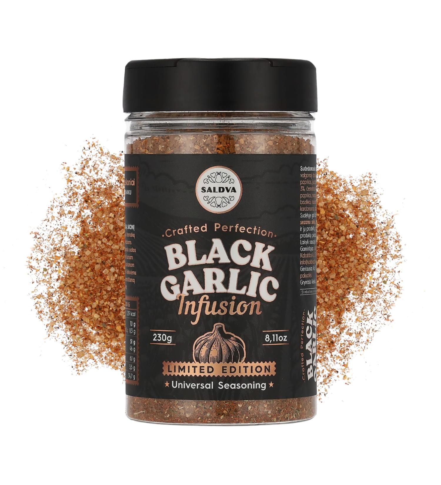Assaisonnement barbecue l'ail noir de qualit sup rieure dition limit e Saveur umami riche M lange d' pices audacieux et fum Grand pot (230 g) BBQ l Ail Noir - Buy Online on GoSupps.com