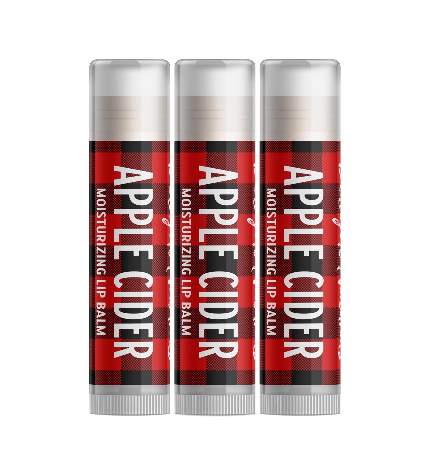 Delight Naturals Apple Cider Lip Balm - Three Pack 3 Pack - Buy Online on GoSupps.com