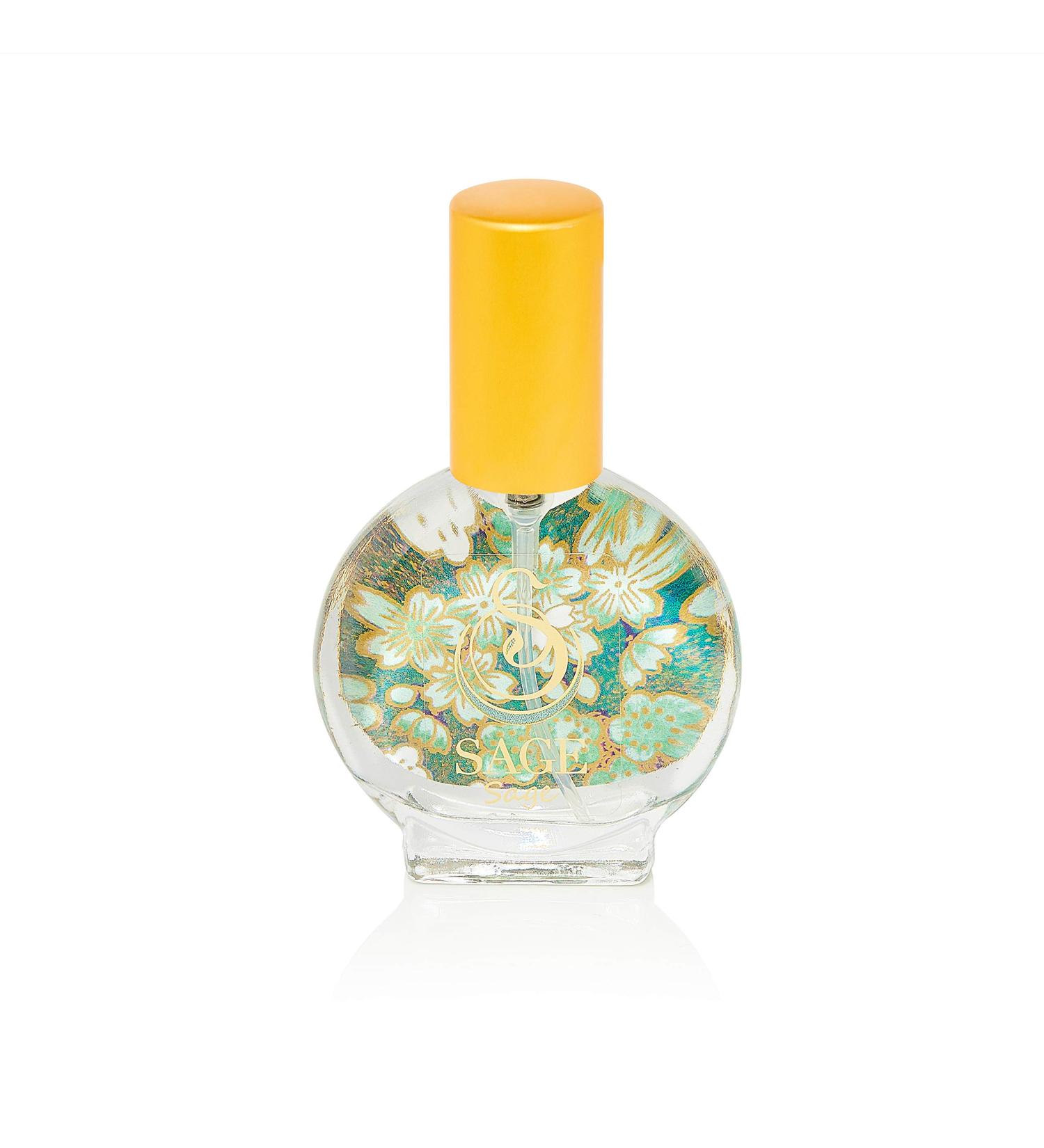 Sage Organic Mini Perfume Spray by Sage- 1/2 oz Vegan & Cruelty-Free Fresh Scent Cucumber White Sage Sweet Pea Sage 1/2 oz Mini Eau de Toilette Spray - Buy Online on GoSupps.com
