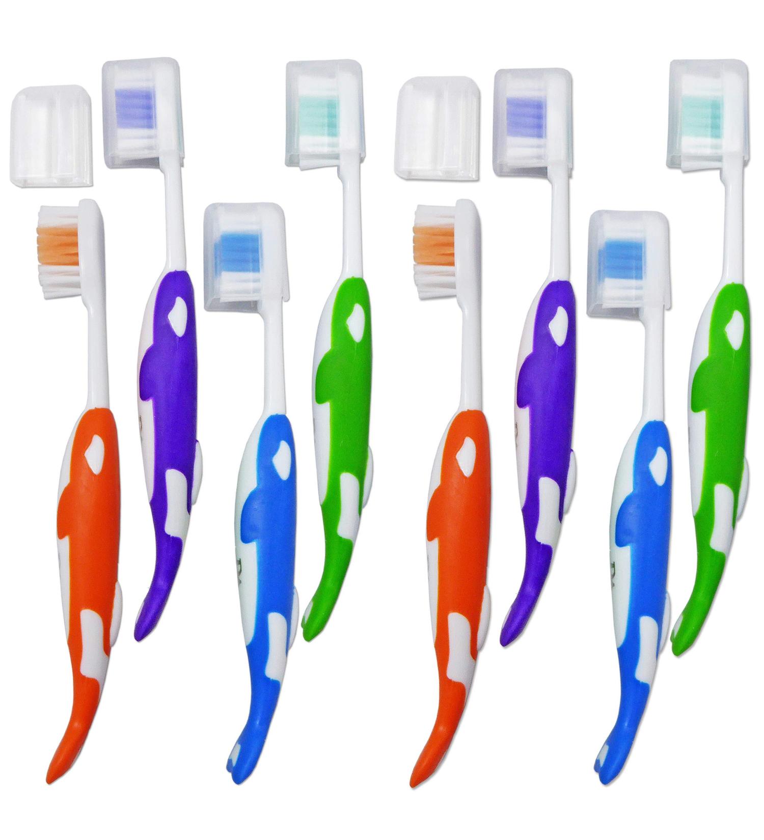 Buy Orca Large Pack of Children's Manual Toothbrushes - Best Kids' Dental Care | International Shipping Available - Buy Online on GoSupps.com