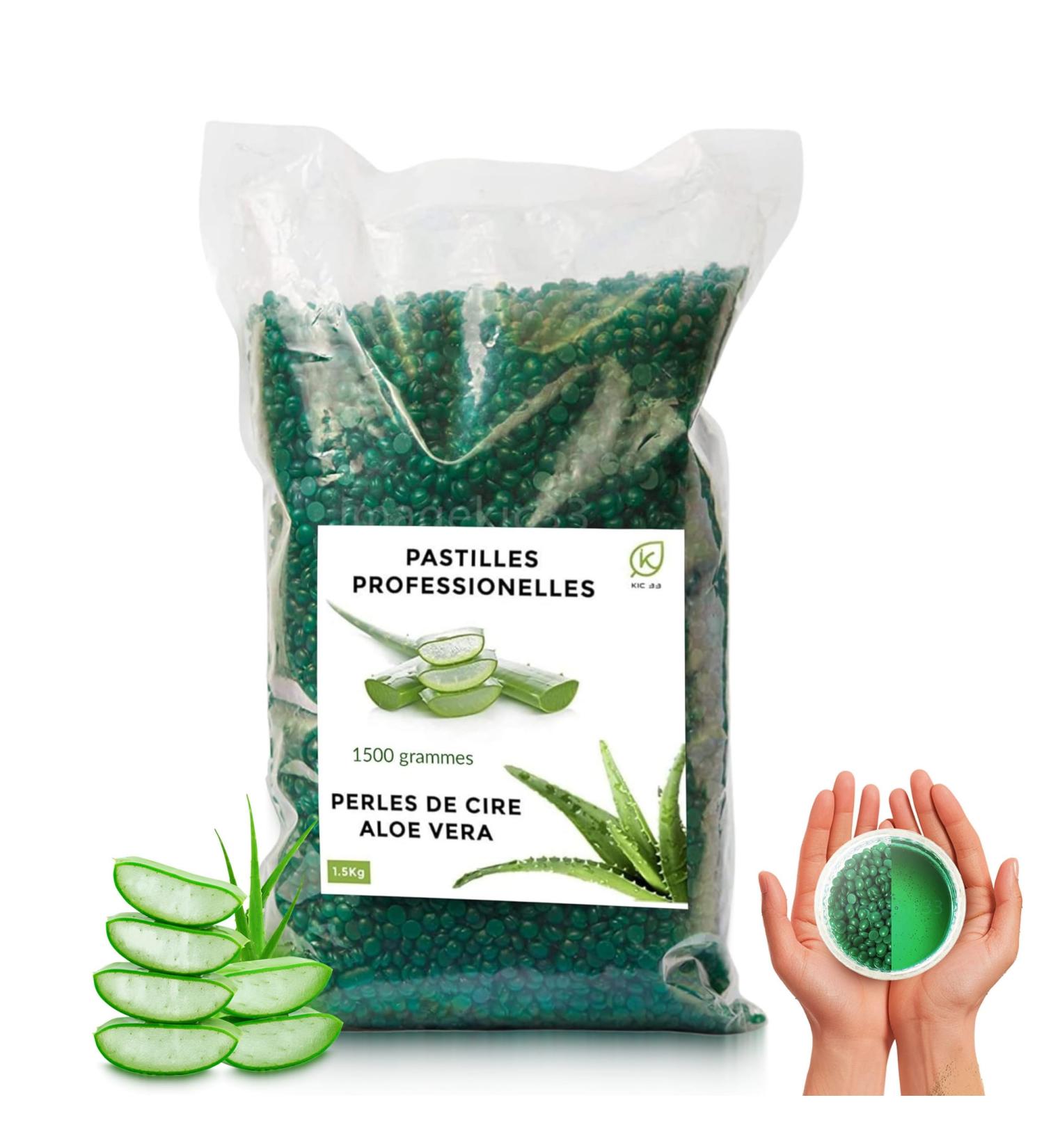  KIC 33 Aloe Vera Wax Bead 1 kg + 500 g Wax Heating Ball Professional Wax Without Strips and Hair Device - Woman and Man for the Whol - Buy Online on GoSupps.com