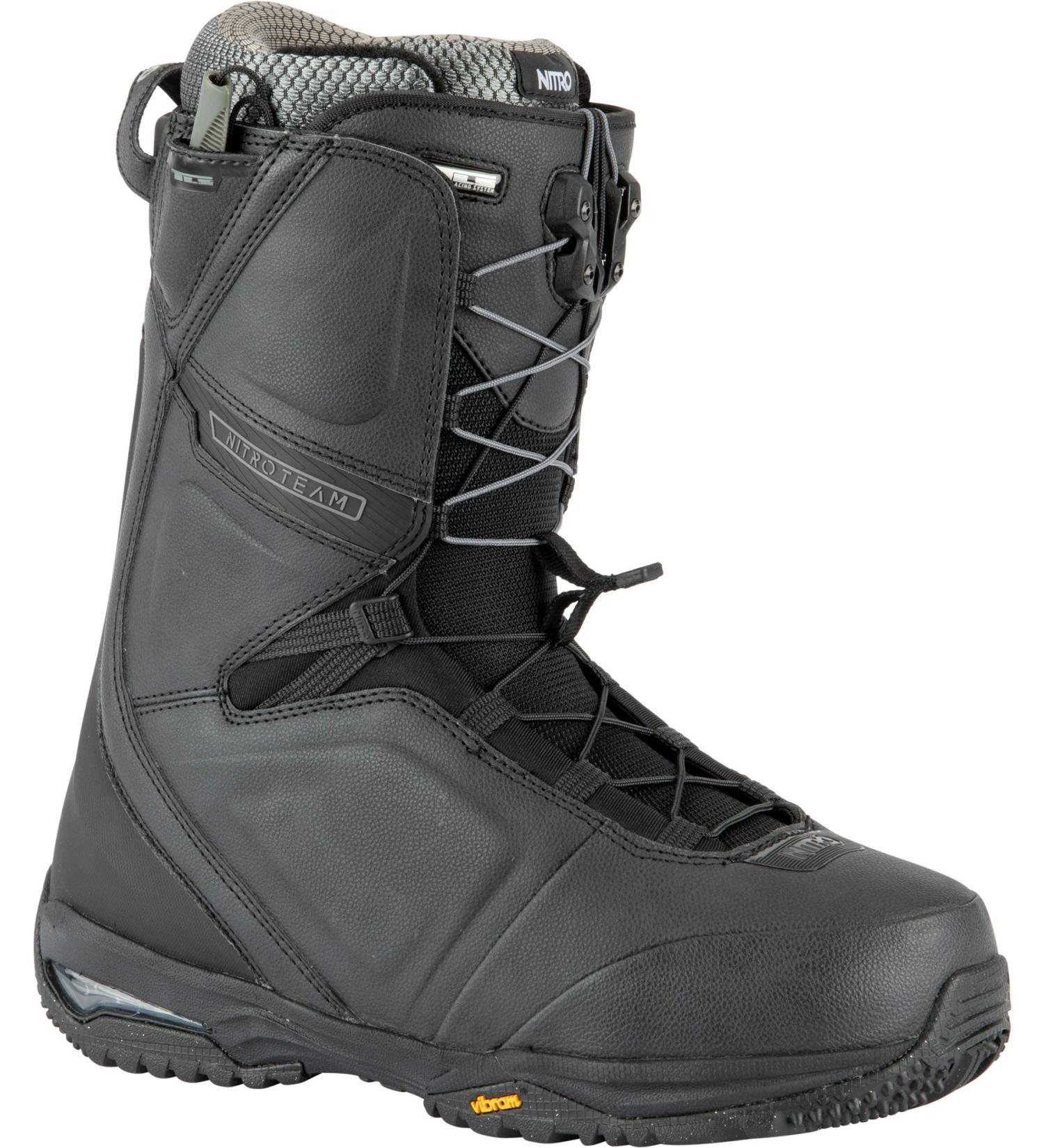 Nitro Men's Snowboard Boots Team TLS '21 - 275 Black | Shop Internationally for Premium Gear - Buy Online on GoSupps.com
