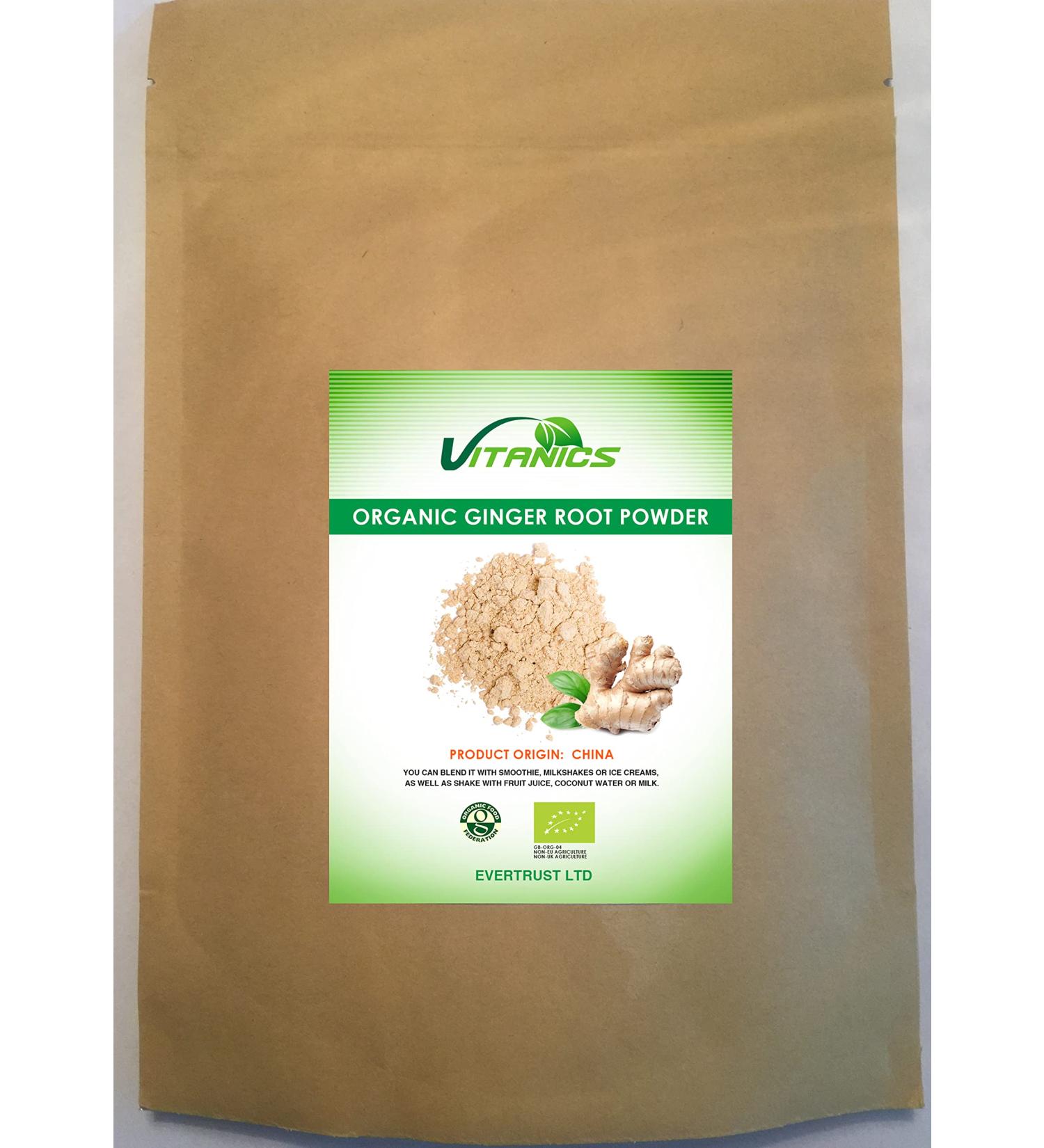 Vitanics Organic Ginger Root Powder (125g)