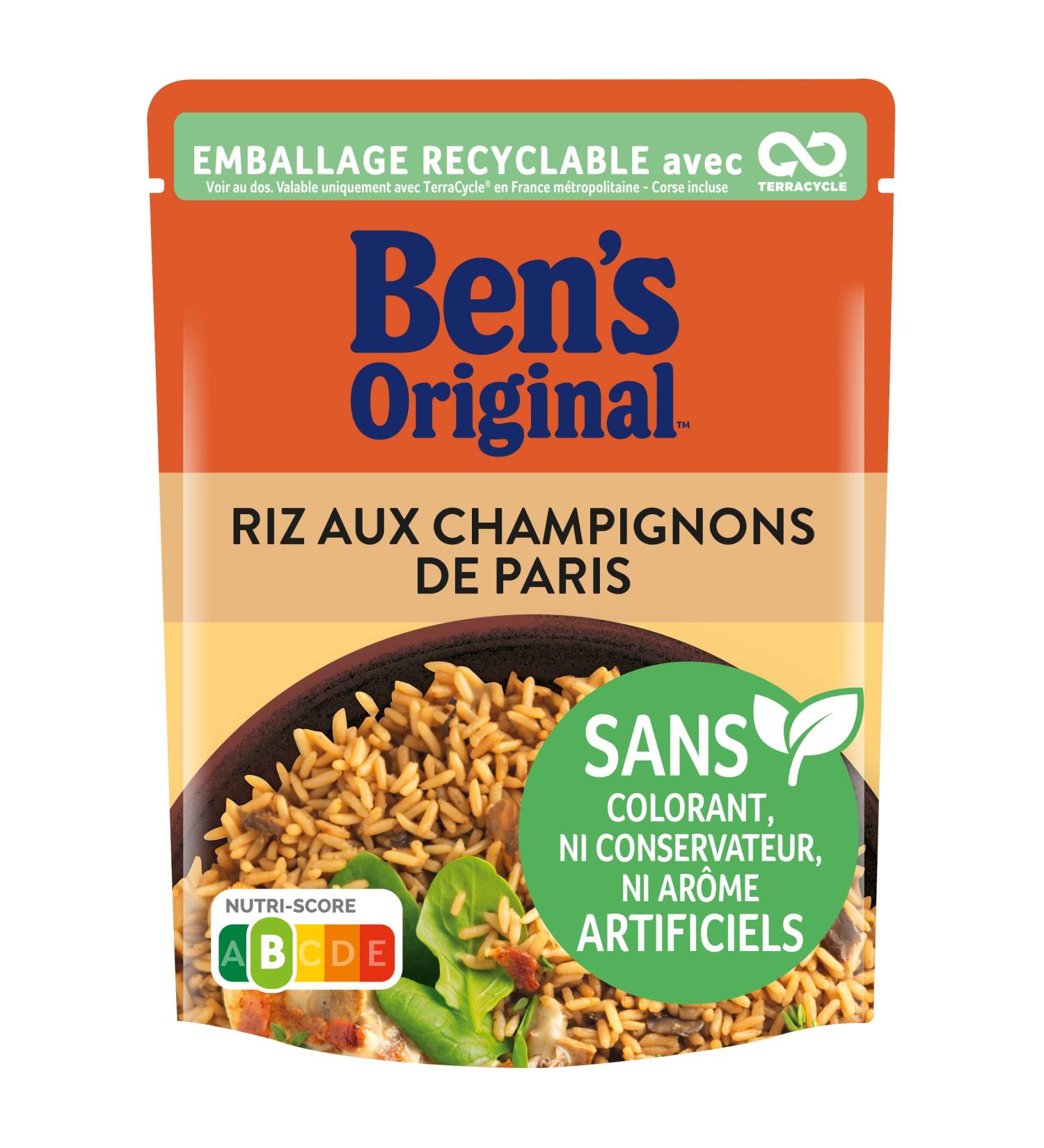 BEN'S ORIGINAL Express Rice 2min with Mushrooms 250g - Buy Online on GoSupps.com