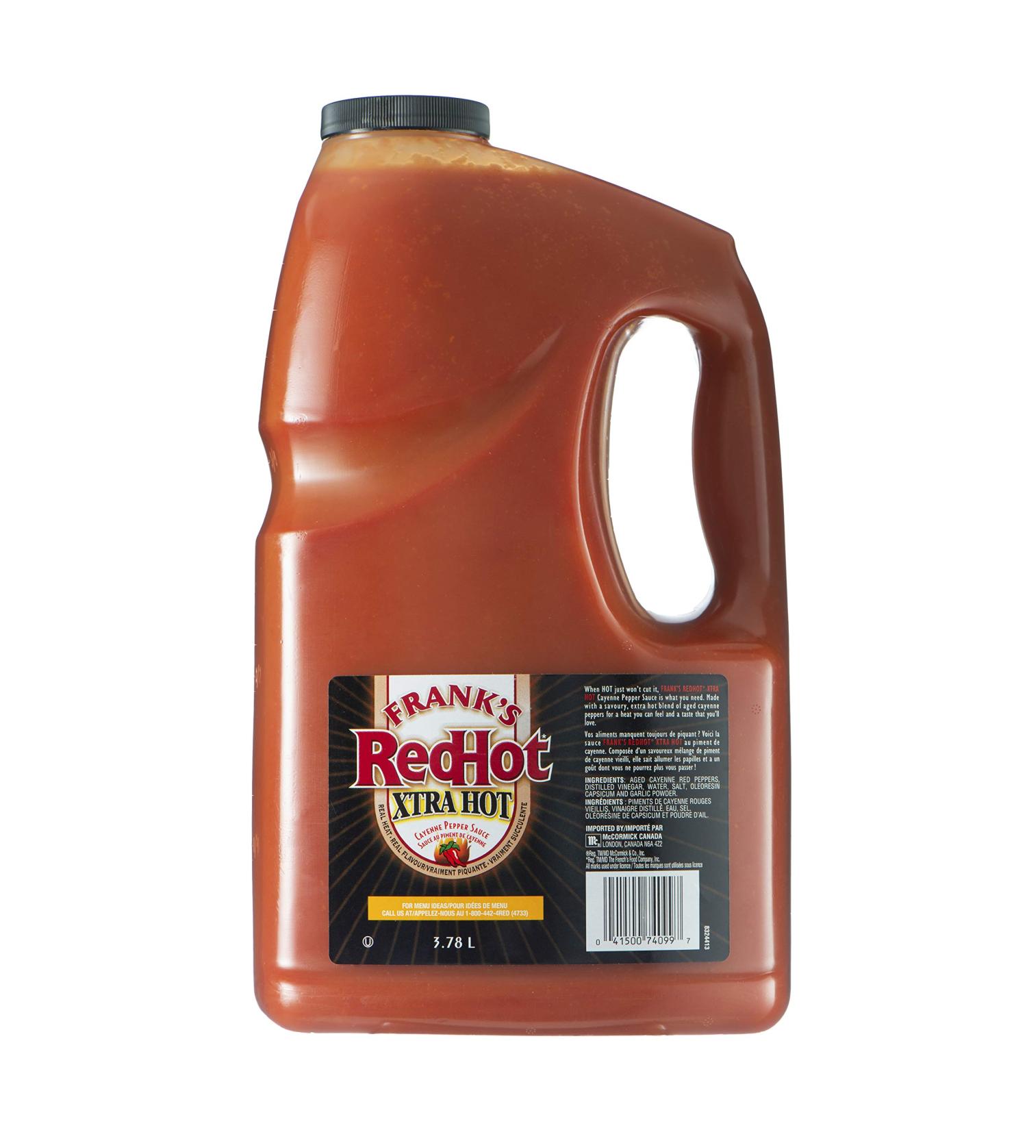 Frank's RedHot Hot Sauce Extra Hot 3.78L Extra Hot 3.78 l (Pack of 1) - Buy Online on GoSupps.com
