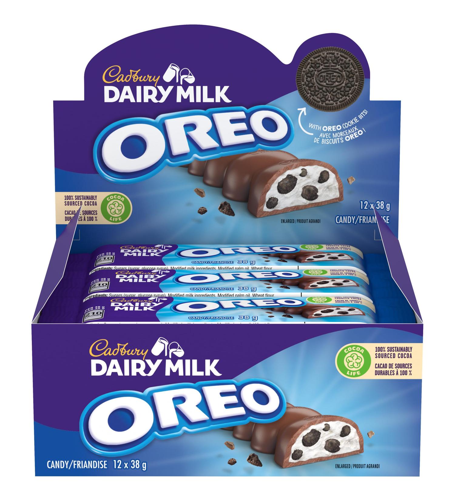 Cadbury Dairy Milk Oreo Chocolatey Bars 38 g (Pack of 12) Chocolate 38 g (12 Count) - Buy Online on GoSupps.com