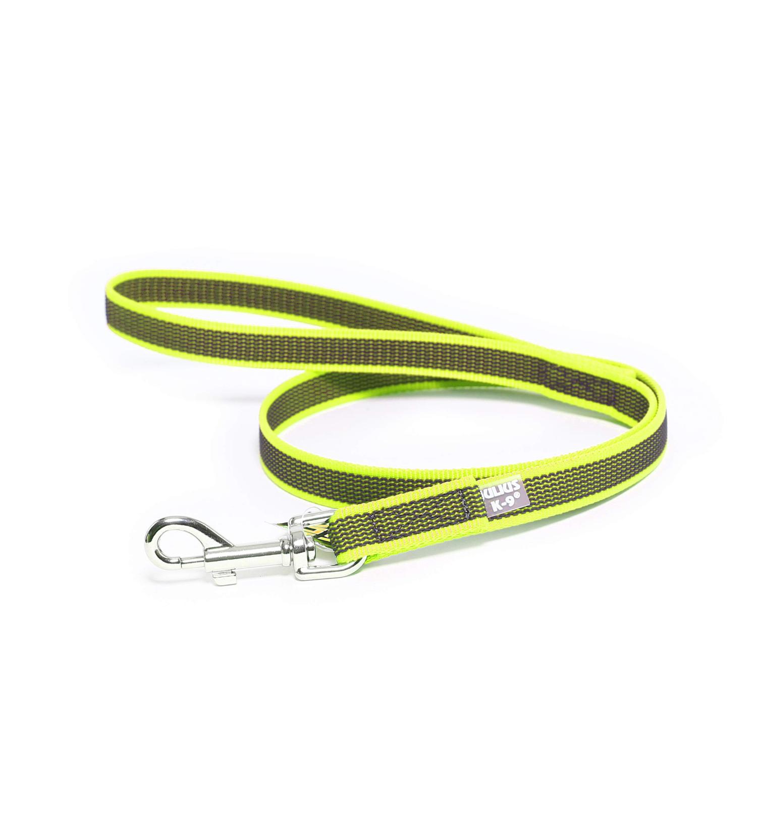 IDC Color & Gray Rubberized Leash - 20mm x 1m with Loop - Neon Gray - Durable & Stylish for Dogs | International Shipping - Buy Online on GoSupps.com