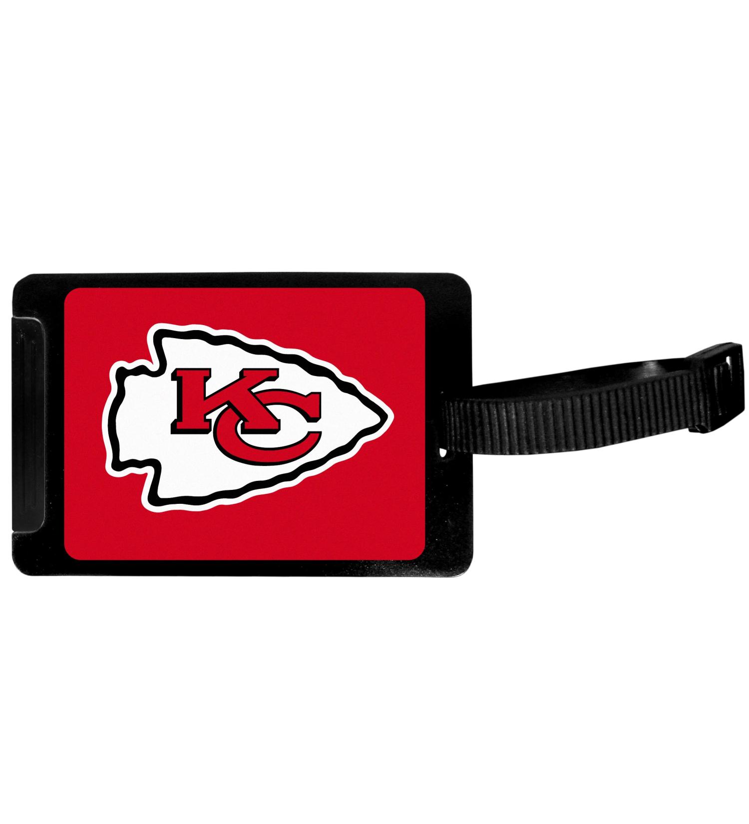 Siskiyou Sports Unisex NFL Kansas City Chiefs Luggage Tag, Black, 3.25"