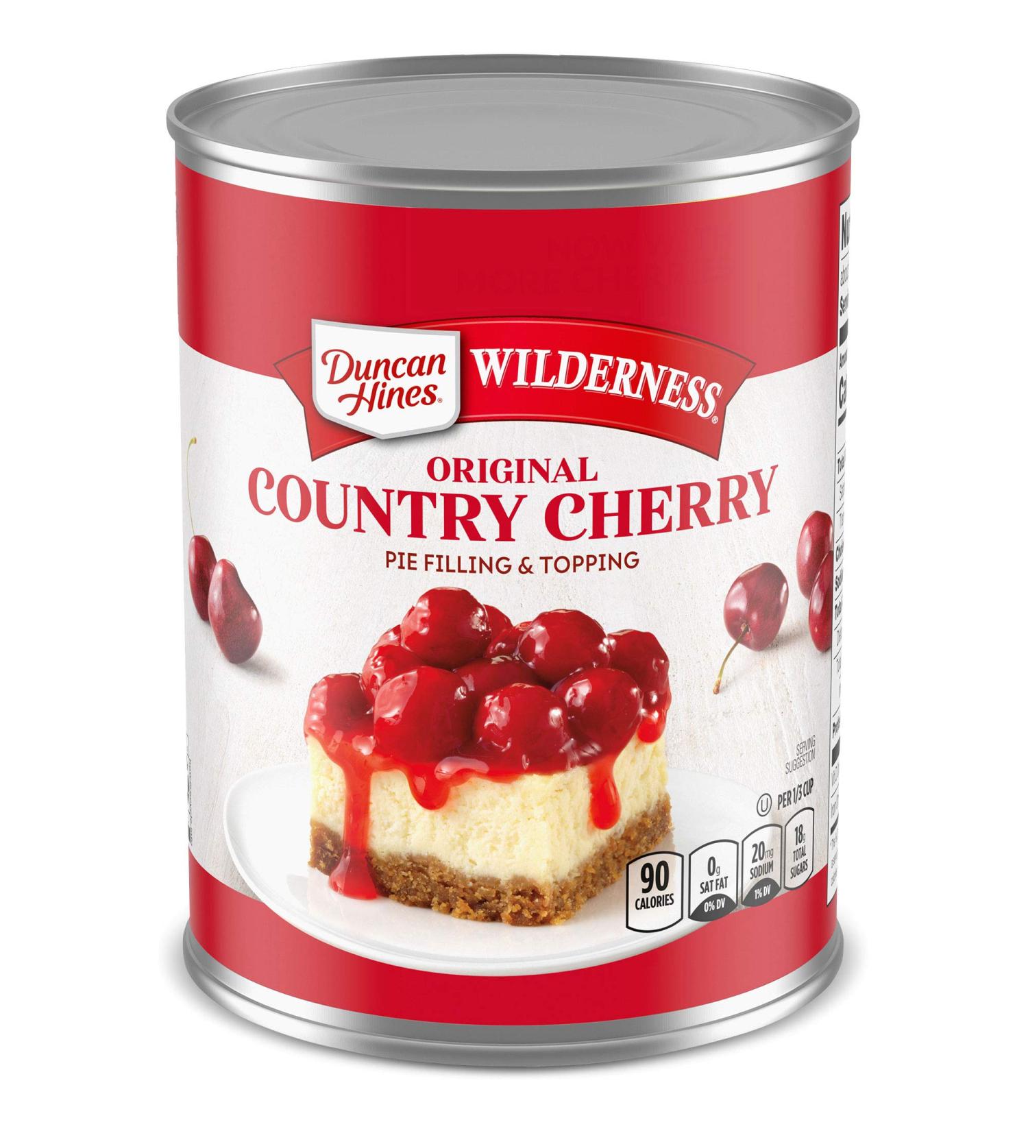 Duncan Hines Wilderness Country Cherry Pie Filling & Topping - 21 oz - Buy Online on GoSupps.com