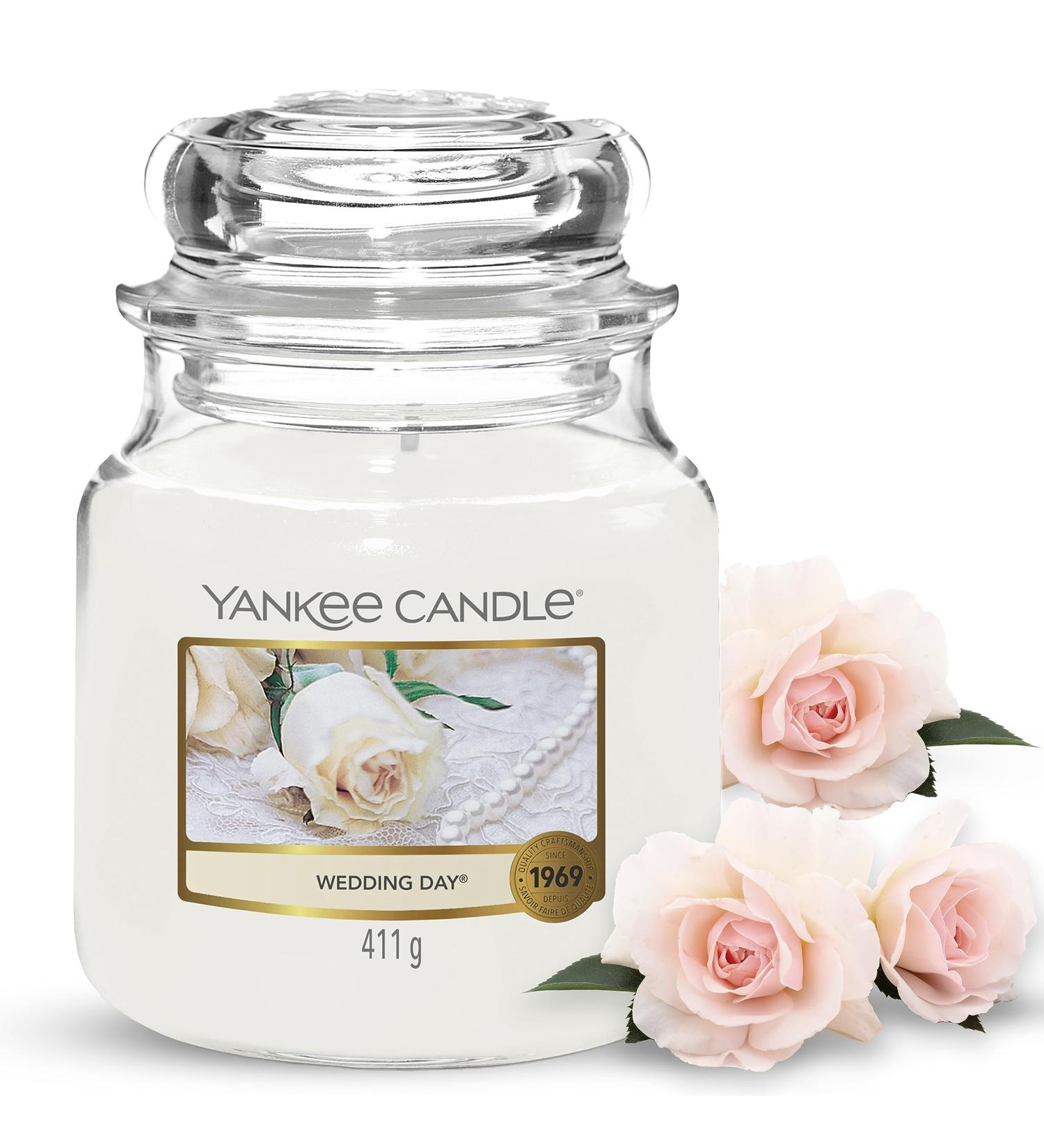 Yankee Candle Wedding Day Scented Candle (Medium) | Long-Lasting 75-Hour Burn | Perfect for Weddings and Gifts - Buy Online on GoSupps.com