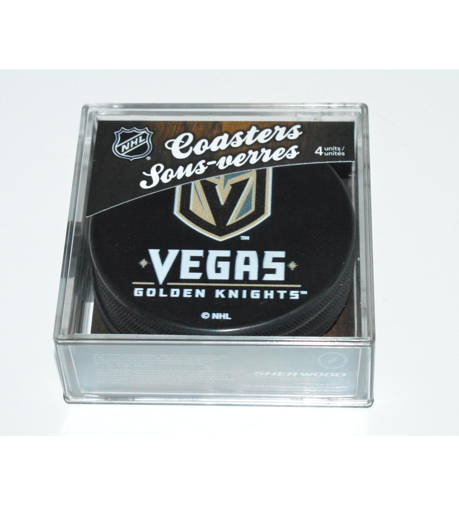 Inglasco Puck Coaster SK NHL PHI Flyers Vegas Knights One Size Multicolor