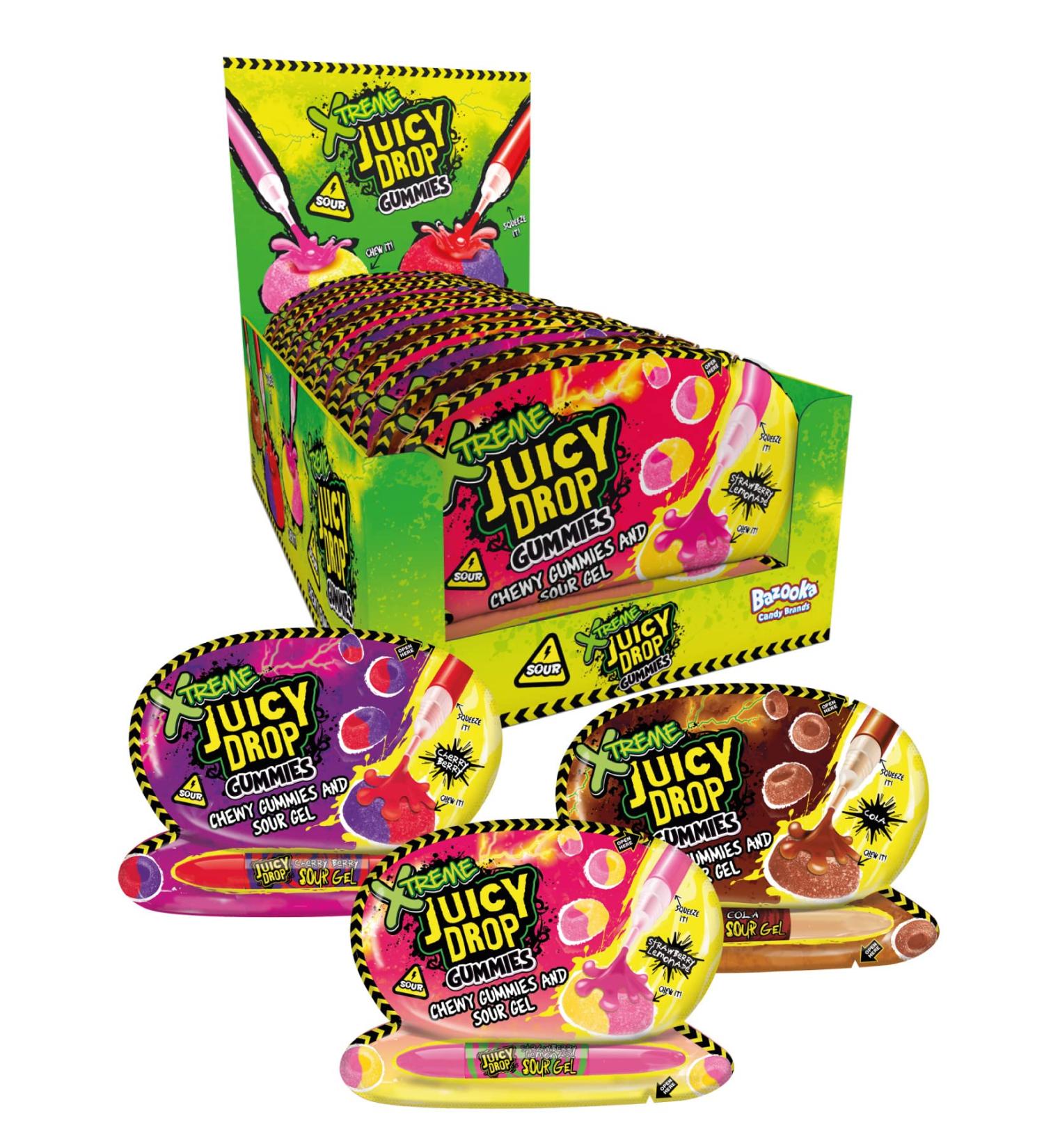 Juicy Drop Gummies Xtreme Sour 12 x 67g - Buy Online on GoSupps.com