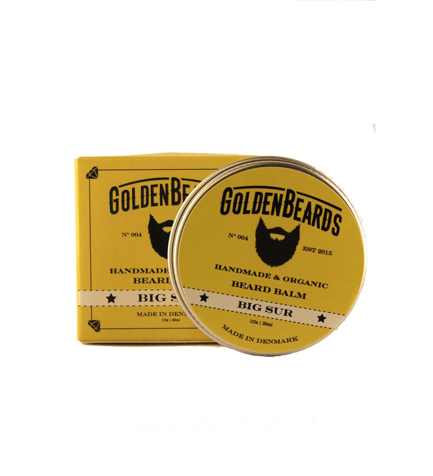 Organic Beard Balm - Big Sur 30ml | 100% Natural & Organic | Moisturizing Grooming Product for Men | Golden Beards - Buy Online on GoSupps.com