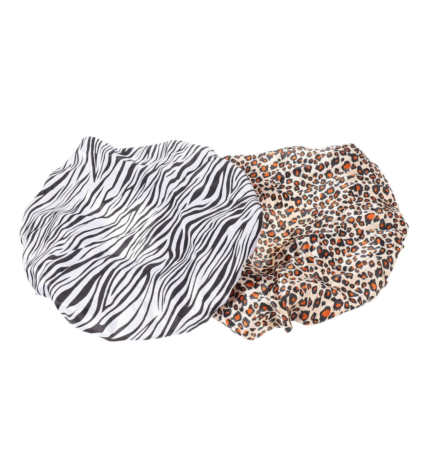 Healeved Satin Shower Cap for Kids and Women - Satin Bonnet for Curly Hair - Assorted Colors - 30X30X4CM - Buy Online on GoSupps.com