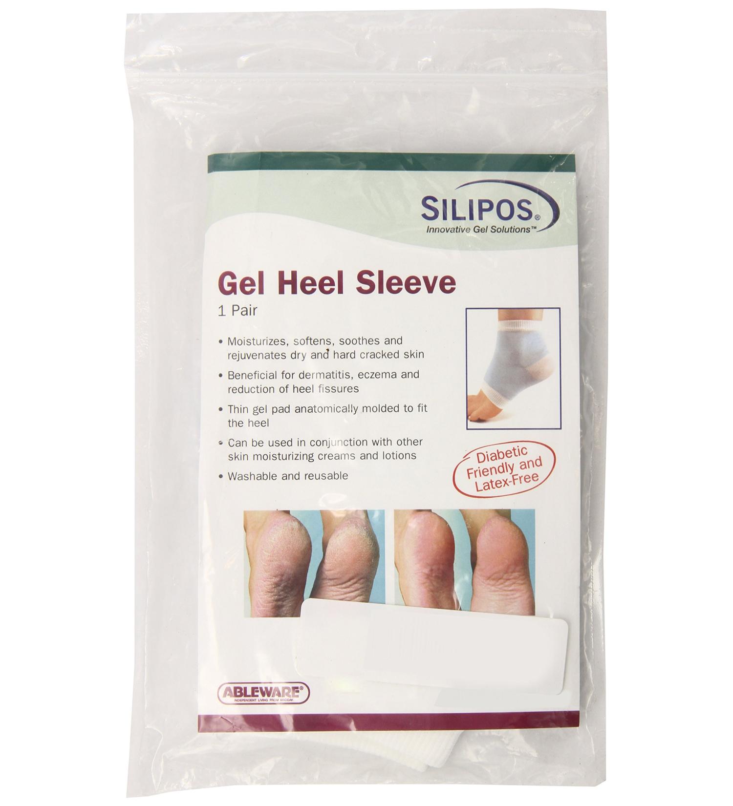 Buy SP Ableware Silipos Moisturizing Gel Heel Sleeve - 1 Pair | International Shipping Available - Buy Online on GoSupps.com
