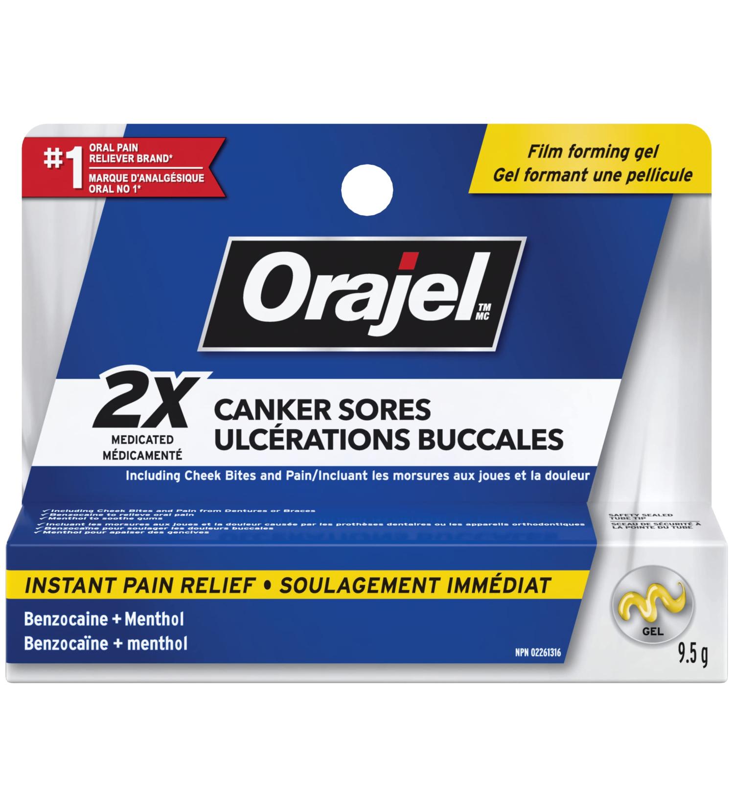 Orajel Ultra Canker Sore Medicine Gel