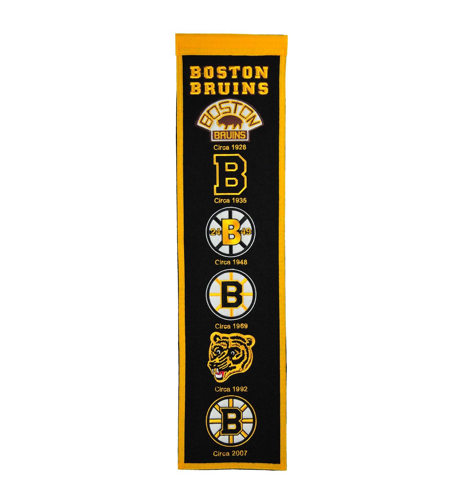 Boston Bruins NHL Heritage Wall Banner by Winning Streak - Officially Licensed - Buy Online on GoSupps.com