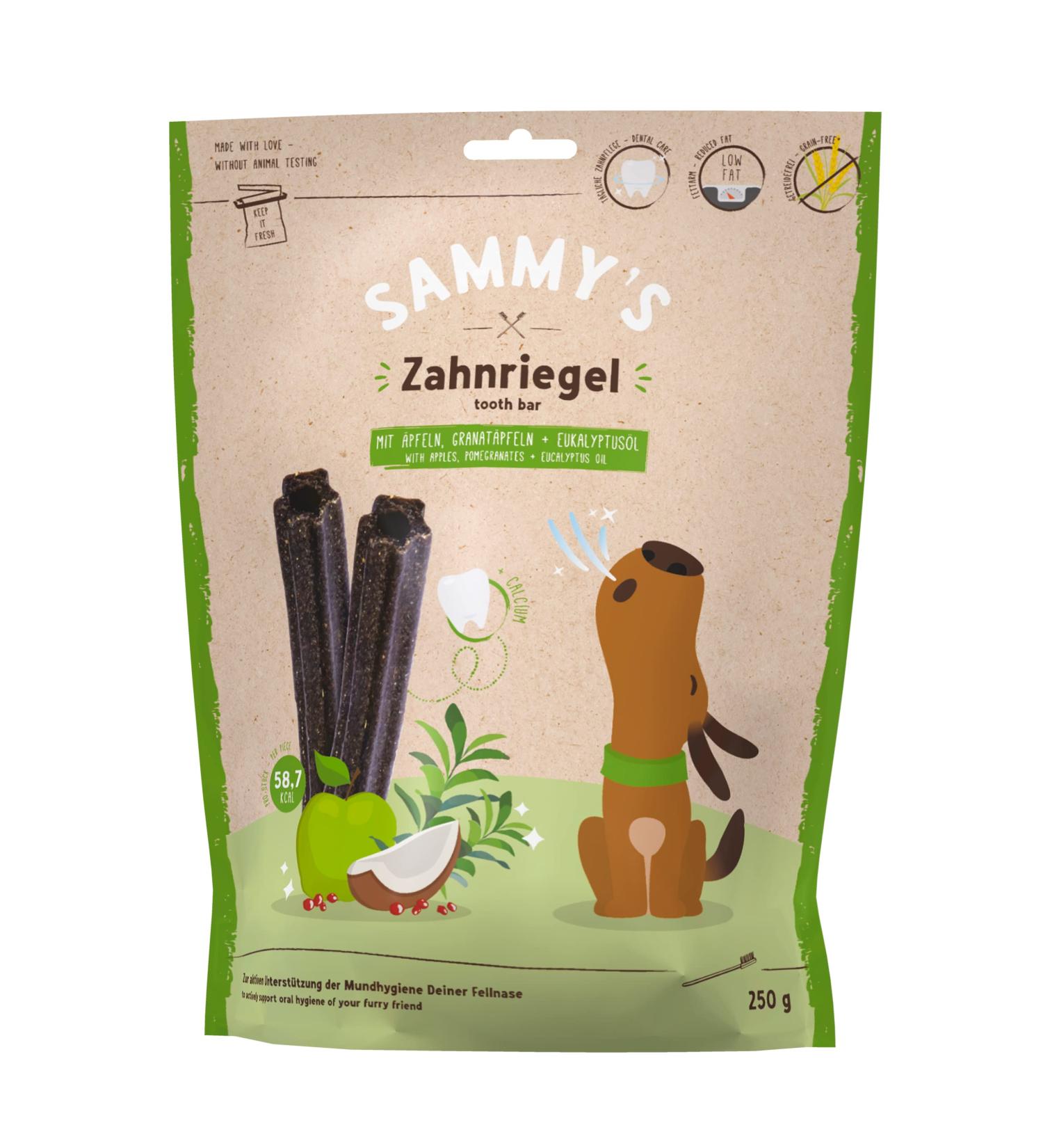 Buy Sammy's Tooth Bar | Apple Scented Chewing Bars for Dogs | 250g for Oral Hygiene Support | International Shipping - Buy Online on GoSupps.com