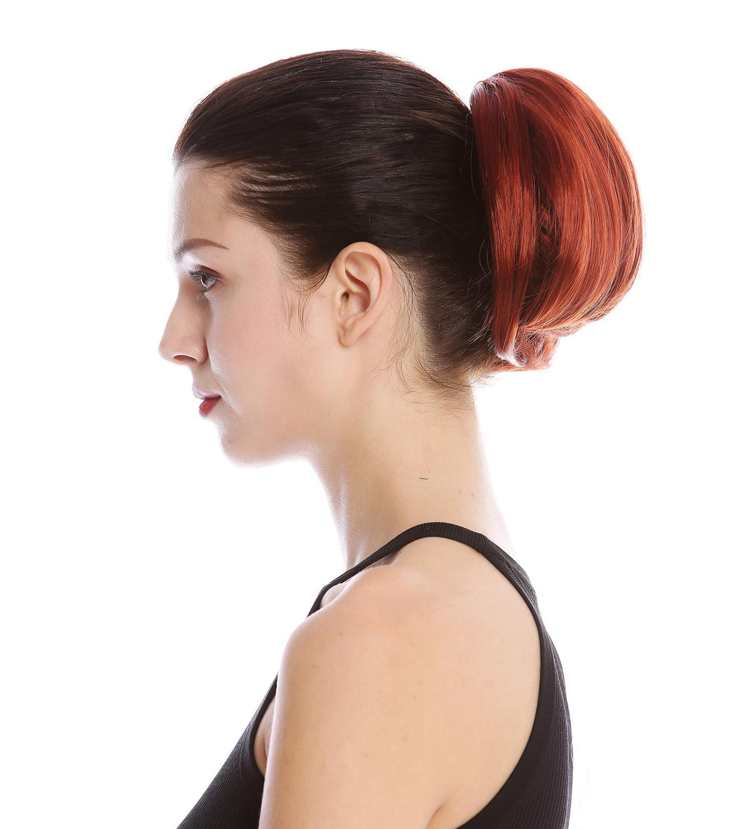 Buy WIG ME UP 909AB-V-350 Hairpiece Bun Braid Ponytail - Short Straight Voluminous Red Copper | International Shipping Available - Buy Online on GoSupps.com