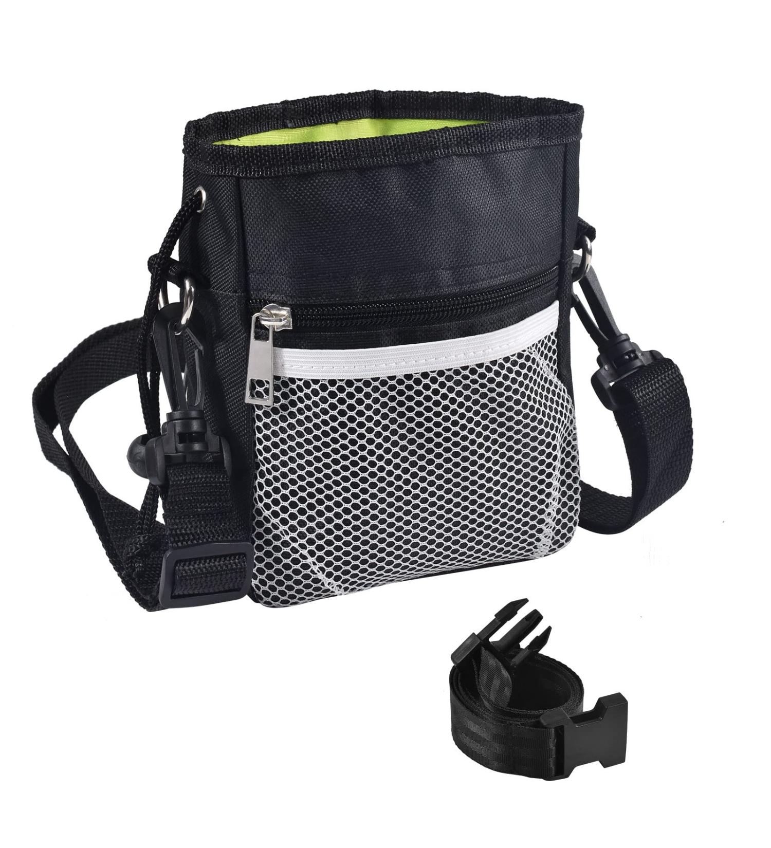 Buy Aocclant Dog Training Treat Bag - Versatile Hip Belt 3 Carrying Options Easy Wear for Toys & Treats - Black - Buy Online on GoSupps.com