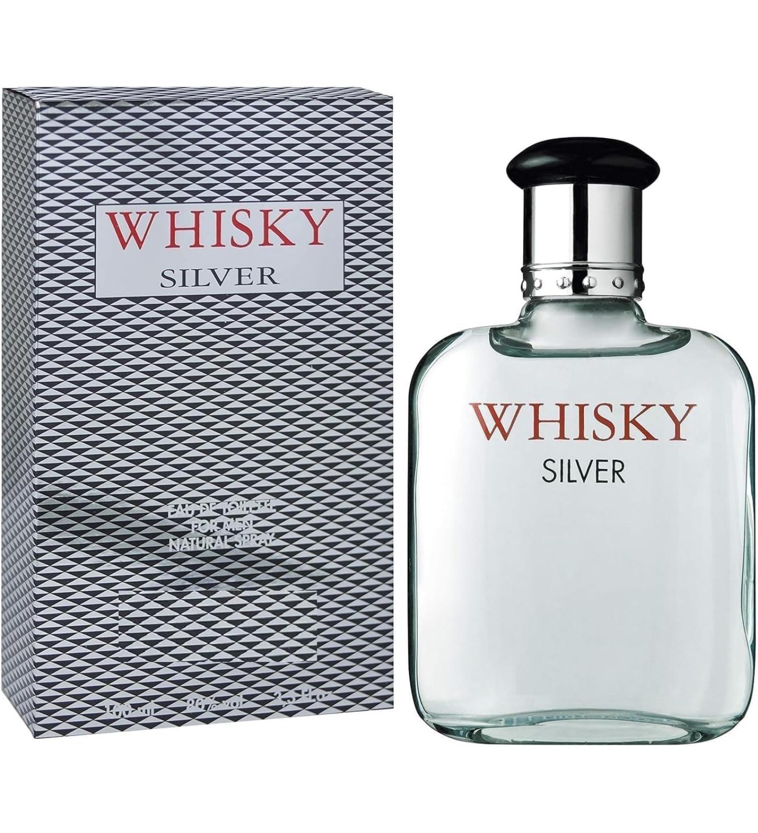 Whisky Silver Eau De Toilette for Men | long Lasting fragrance | Eau De Perfum | 100ml - Buy Online on GoSupps.com