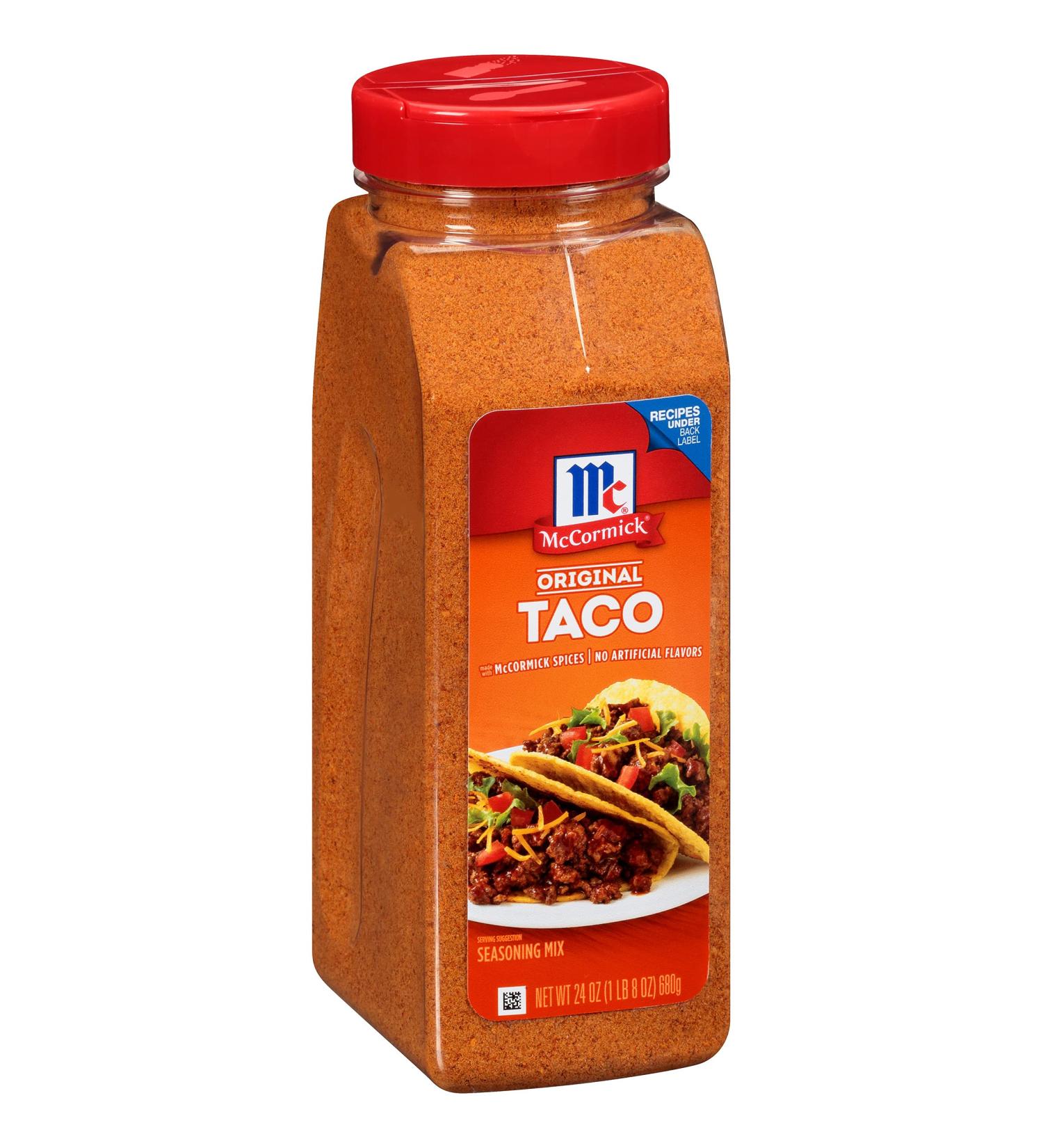 McCormick Original Taco Seasoning Mix 680g Tub - Authentic Flavor for Mexican Cuisine - Buy Online on GoSupps.com