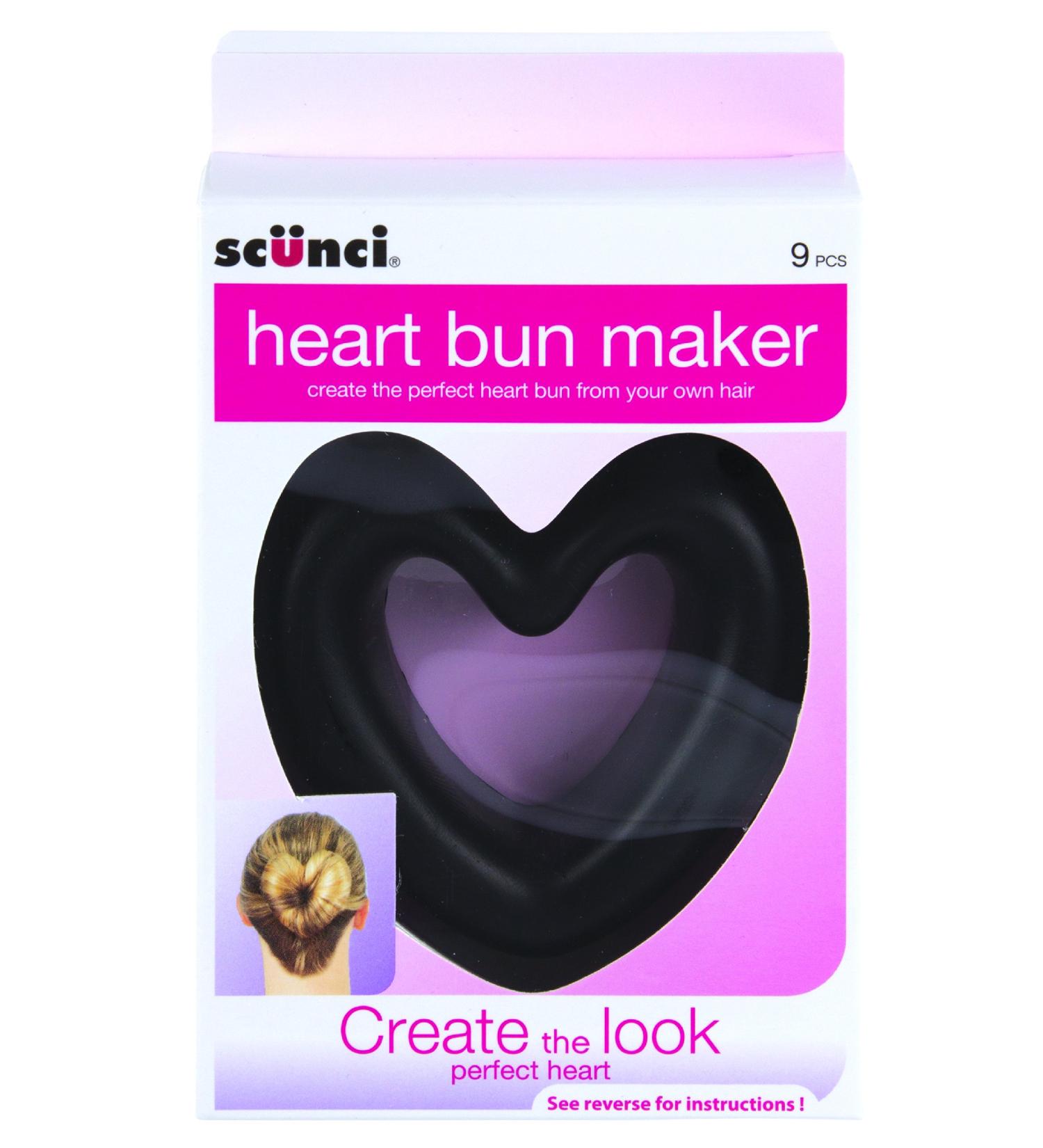 Scunci Heart Bun Maker