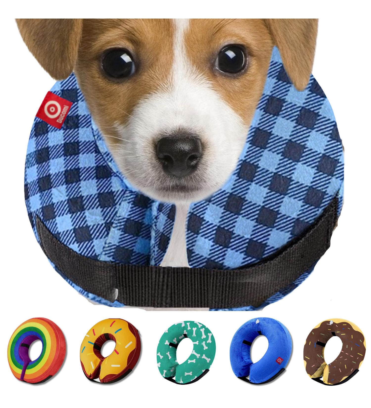 Ducomi Inflatable Dog & Cat Hinges - Post-Op Comfort & Movement Freedom | Scratch & Bite Prevention (Hahnenstrag L) - Buy Online on GoSupps.com