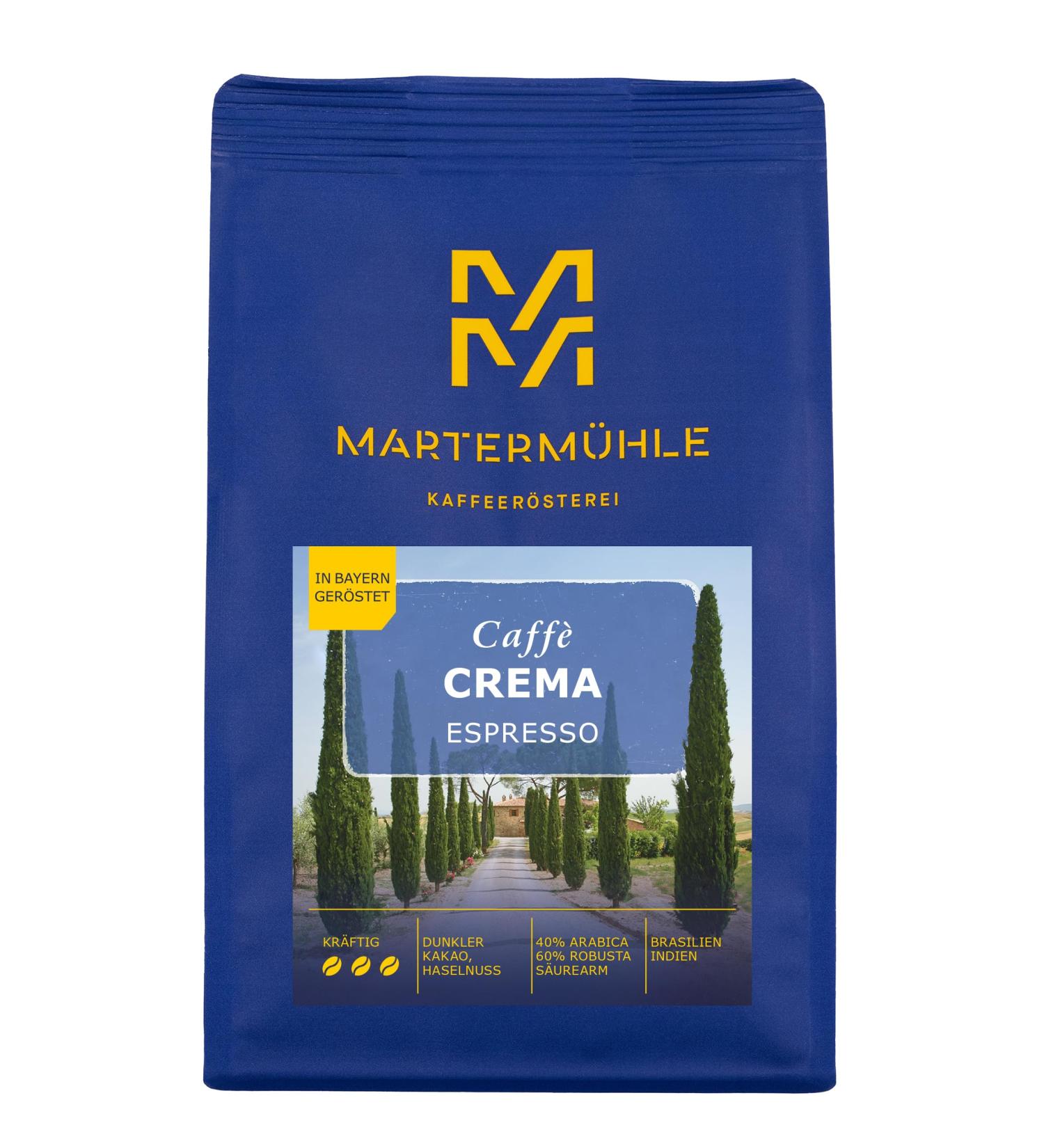  Marterm hle Marterm hle I Espresso Crema Roma I 500g I Whole Espresso Seeds I Premium Espresso Seeds from Brazil & India I Blow I Low Acid Coffee Beans I 40% Arabica 60% Robusta - Buy Online on GoSupps.com