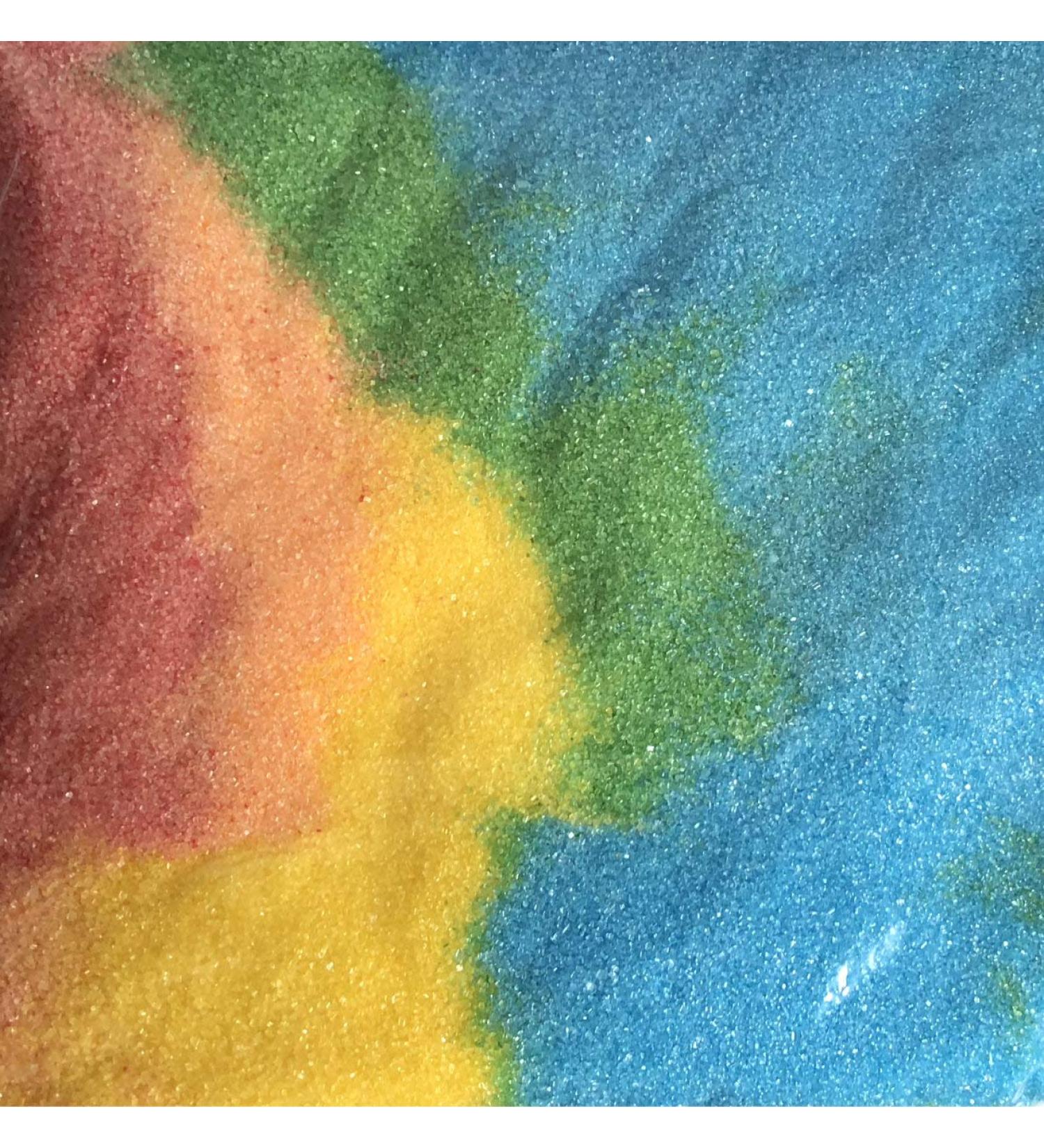 Rainbow Crystals Sherbet Vegan Retro Sweet Shop Traditional Old Fashioned Candy (400g)