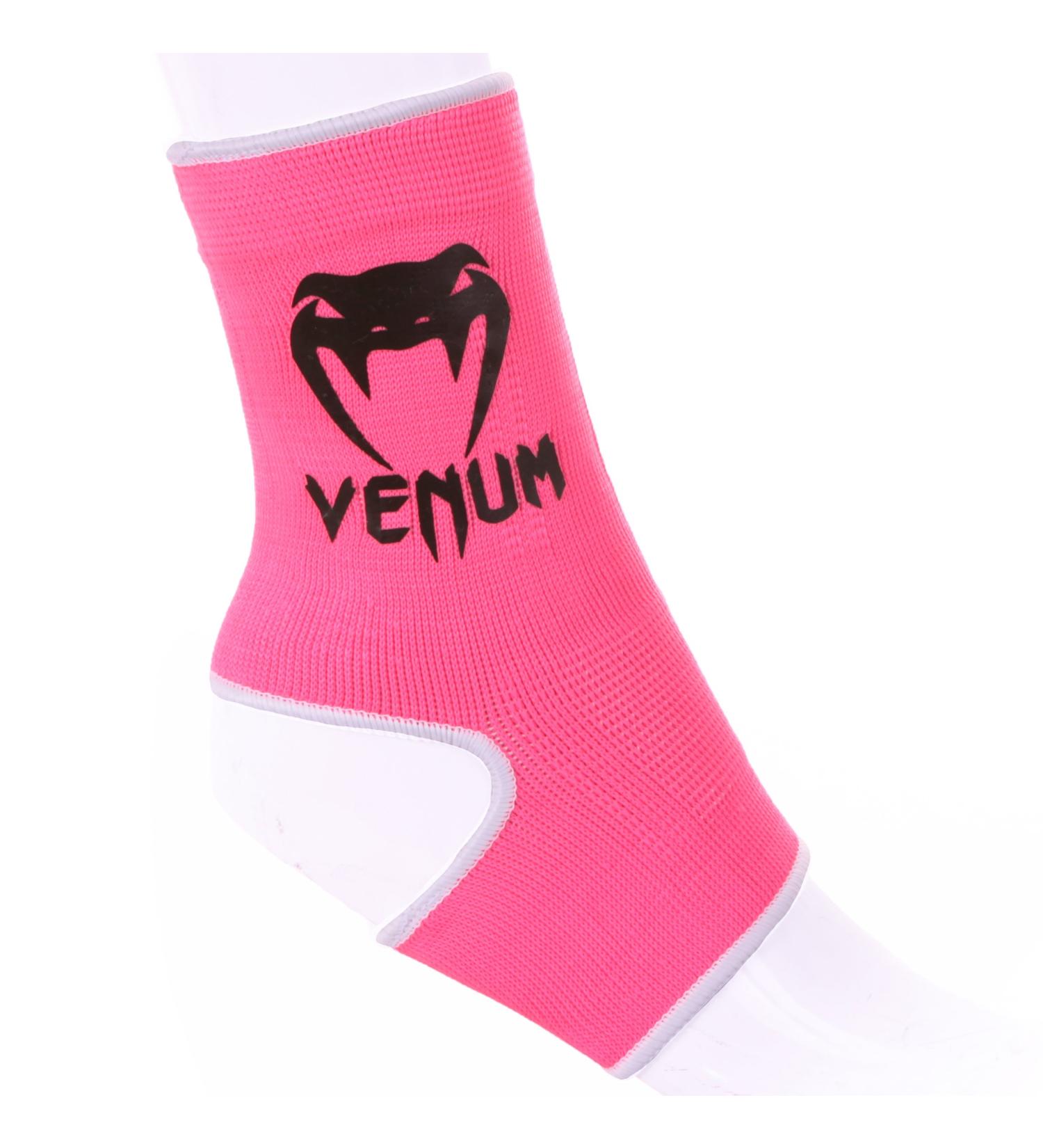 Venum Adult Joint Contact Protection Neon Pink/Black One Size Neon Pink / Black Ankle Support Single