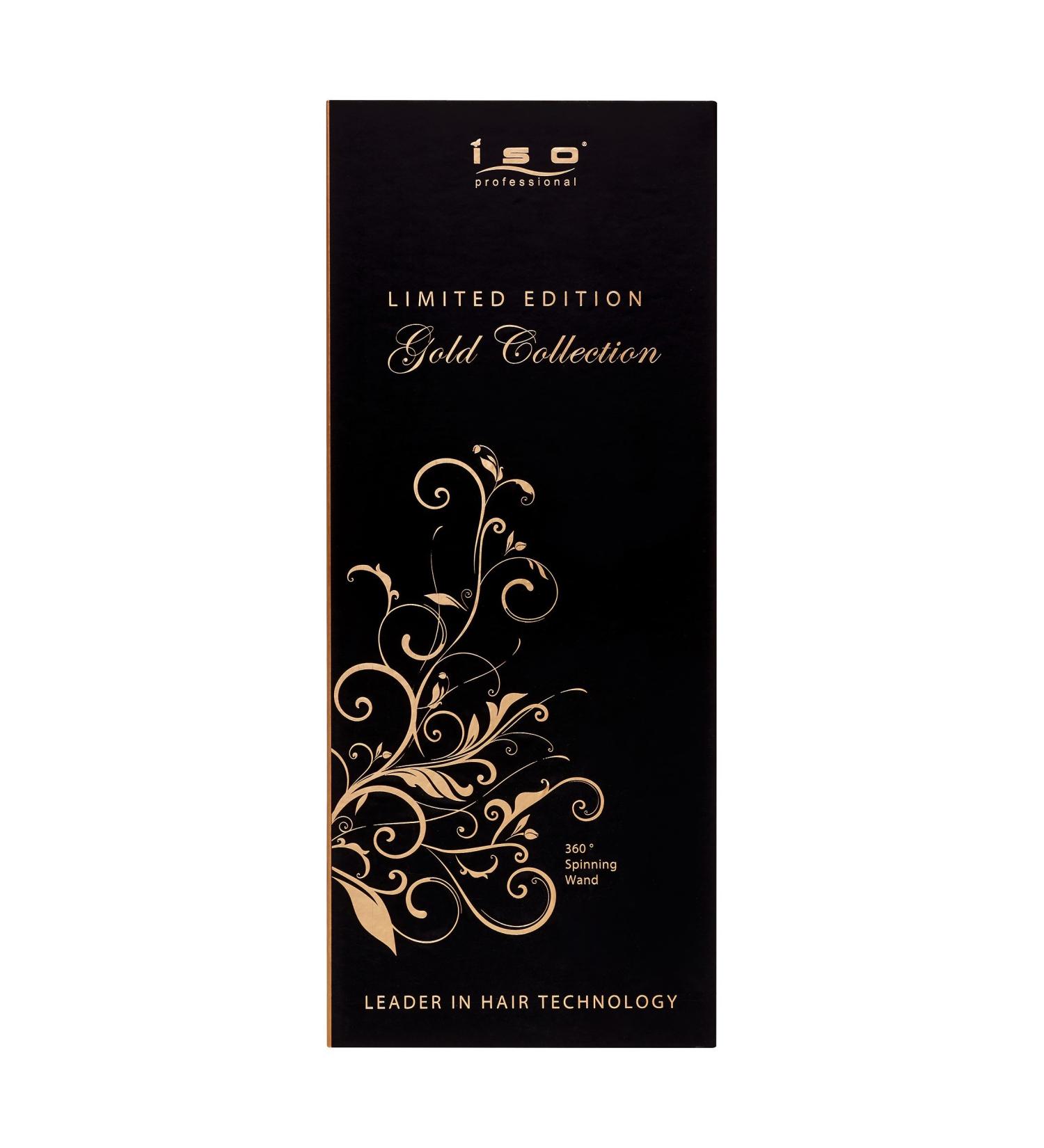 Gold Collection Rotating Spinning 25mm Curling Iron Wand