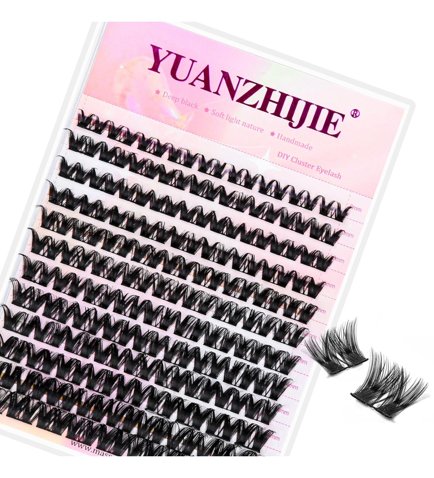 Buy DIY 3D Effect Lash Clusters - Natural Soft Wispy Individual False Eyelashes | BY YUANZHIJIE (Style-81-0.07-C-MIX) - International Shipping Available - Buy Online on GoSupps.com