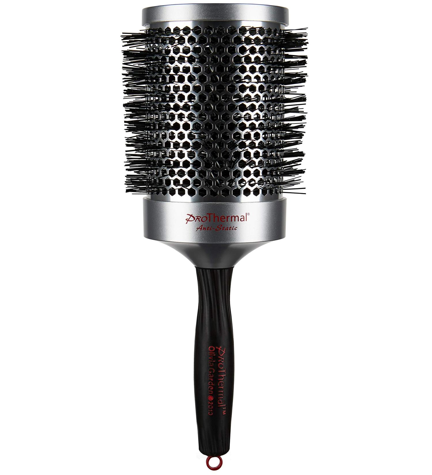 Olivia Garden Round Hair Brush T83 - Quick & Gentle Blowout for Long Hair | Antistatic Aluminum 83/105 mm Diameter - Buy Online on GoSupps.com