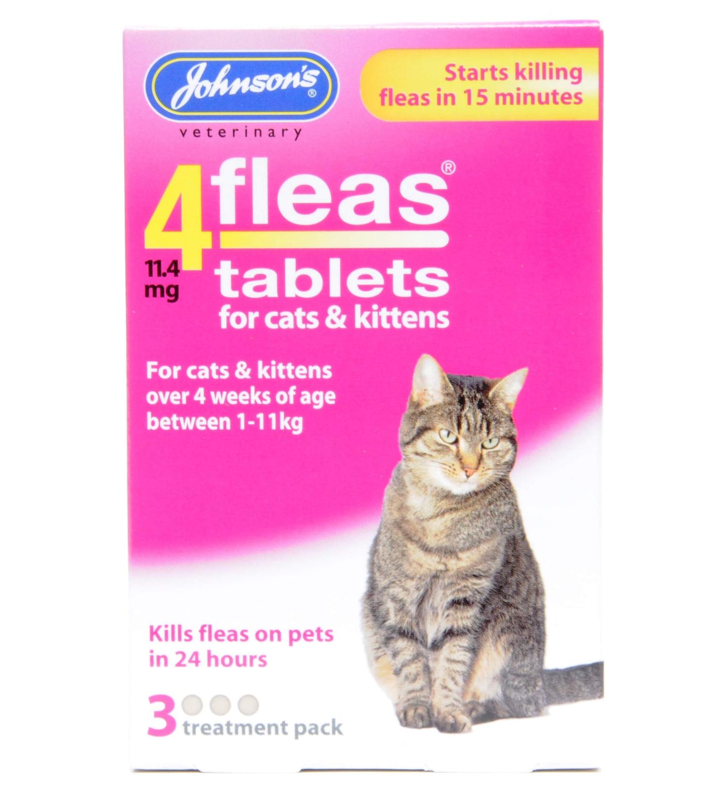 Johnsons Cat & Dog Products (Cat Flea Tablet 2 x 3 Pack)
