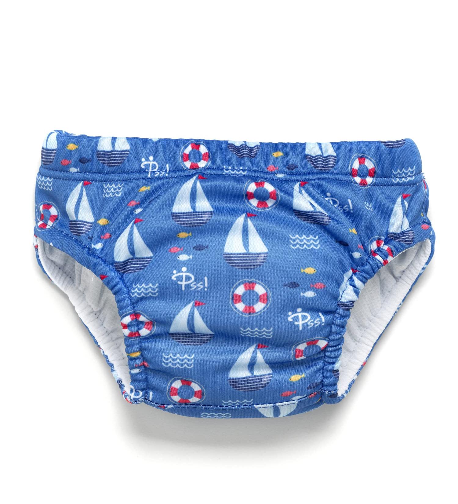 Buy PSS! Baby Swimming Pants - Sailboat Design for 3-8kg - Unisex Reusable & Waterproof - Multi-Colored - M Size - Buy Online on GoSupps.com
