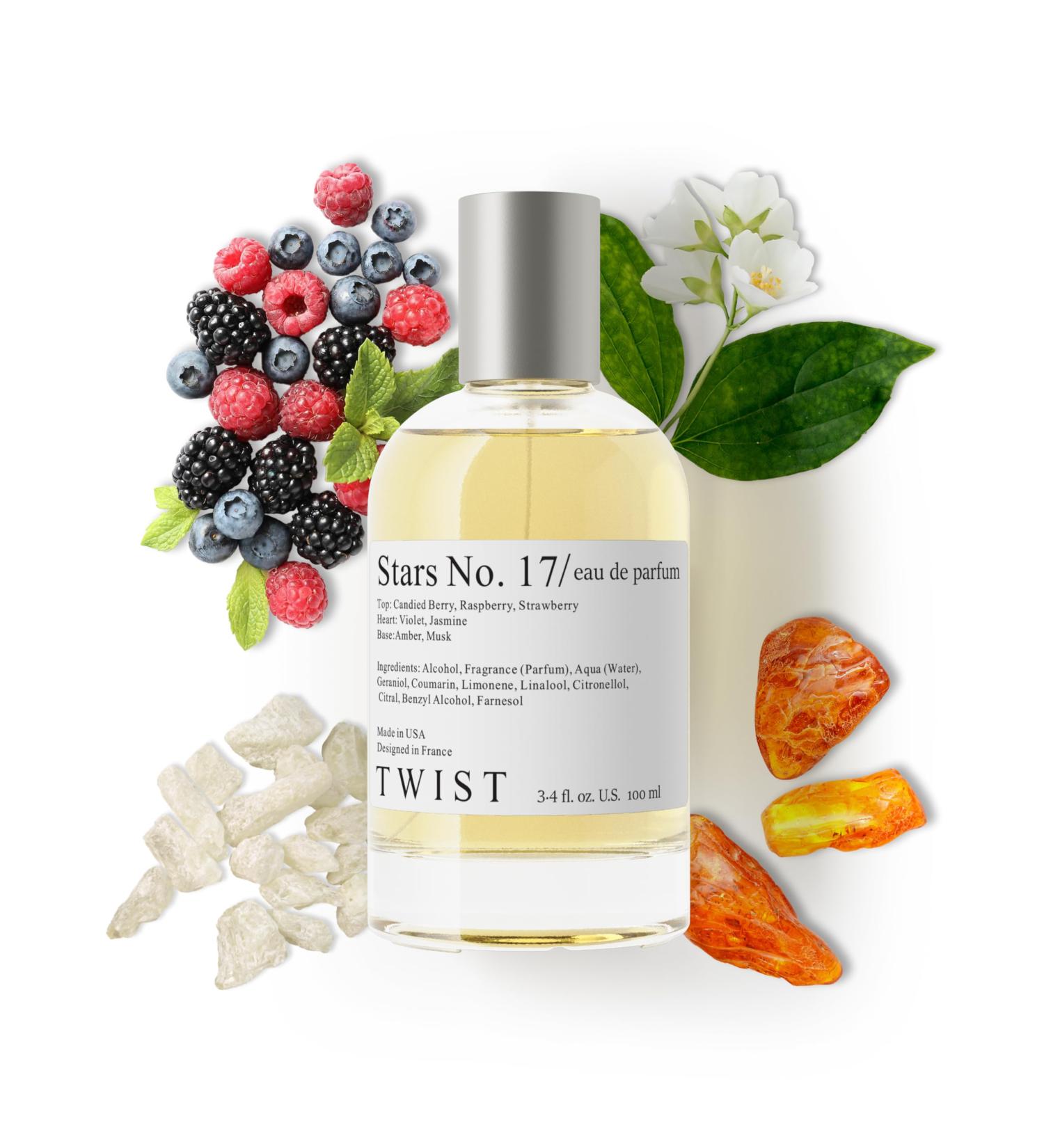 Twist - Stars No. 17 - Eau De Parfum Inspired by Burb. Her Long-Lasting Perfume For Women Paraben Free Vegan Clean Ingredients Fragrance - Spray 100 ml | 3.4 fl. oz. Stars No. 17 - Inspired by Her 3.4 Fl Oz (Pack of 1) - Buy Online on GoSupps.com