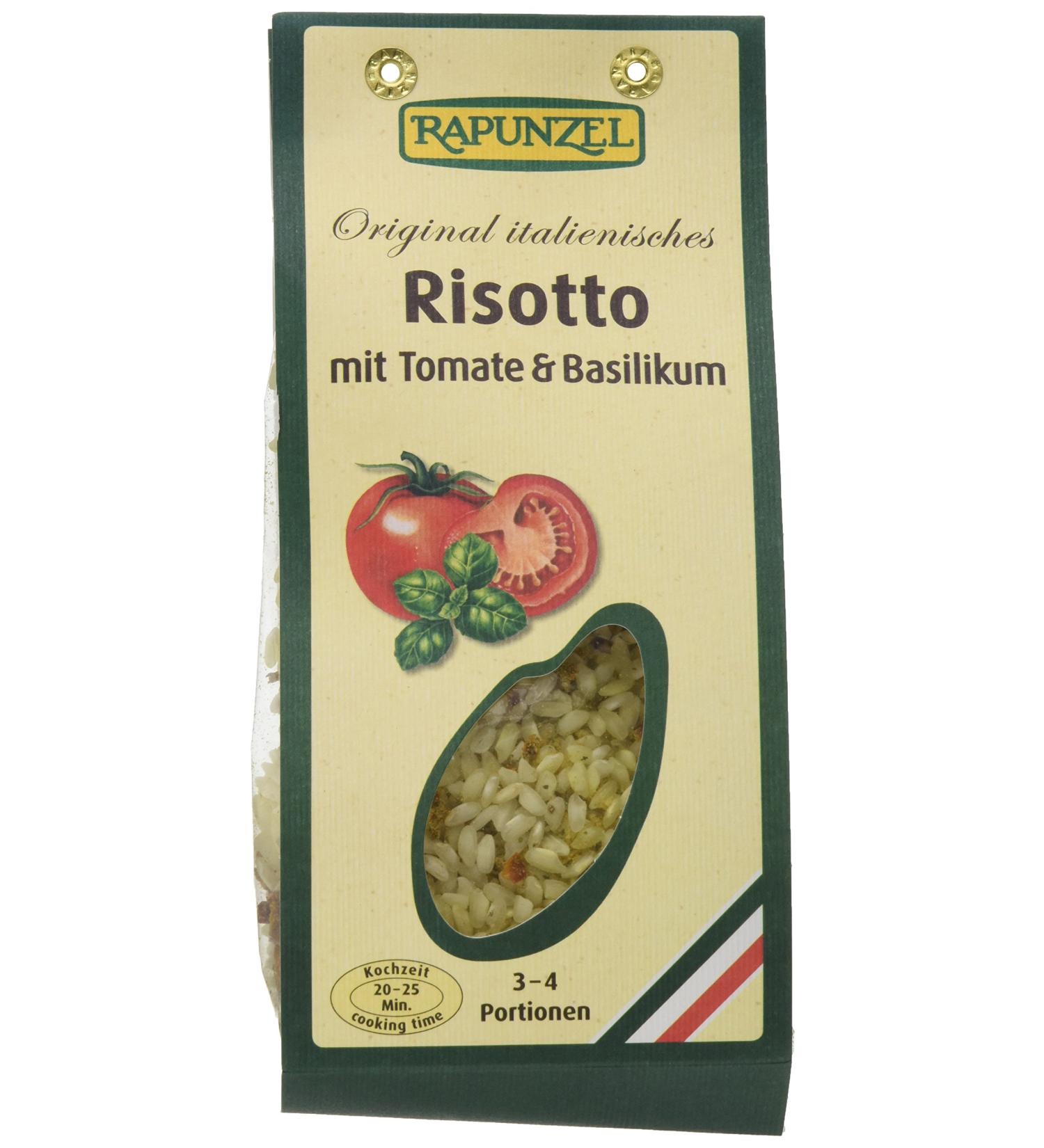 Buy Organic Rapunzel Risotto with Tomatoes and Basil - 250g | International Shipping Available - Buy Online on GoSupps.com