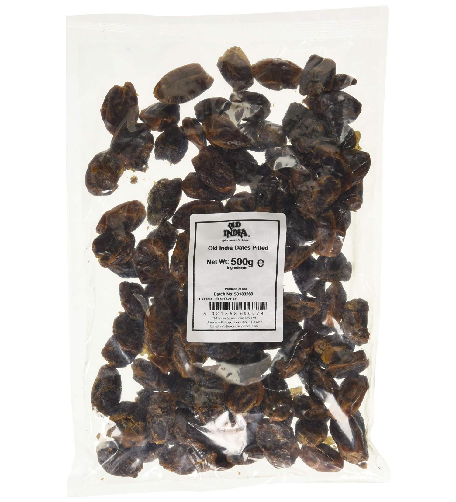 Old India Dates Pitted 500g - Premium Quality Dates - Pack of 1 - Buy Online on GoSupps.com