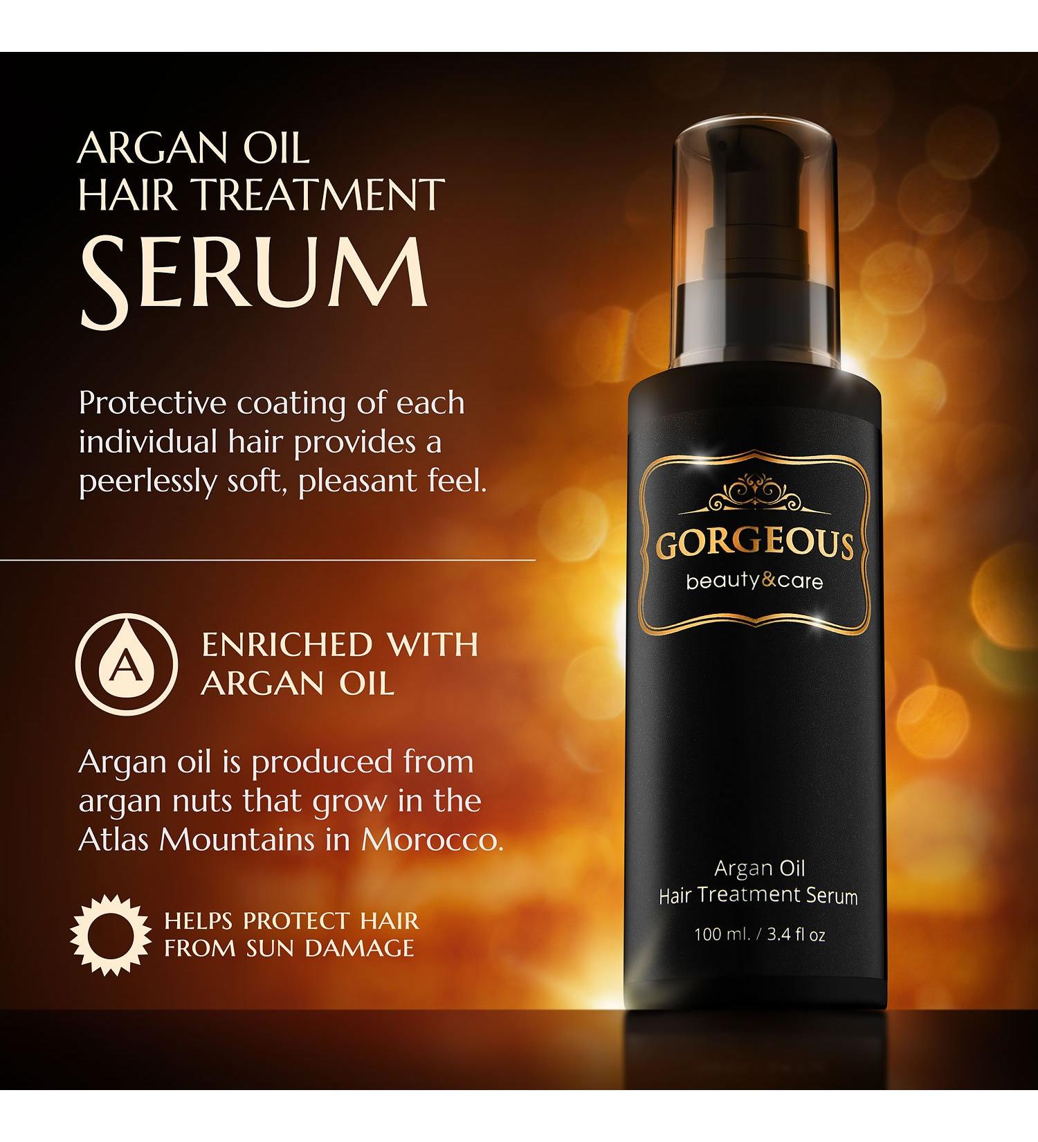 Moroccan Hair Oil Treatment (96.4g) oil for damaged hair. Hair Oil Treatment - Buy Online on GoSupps.com