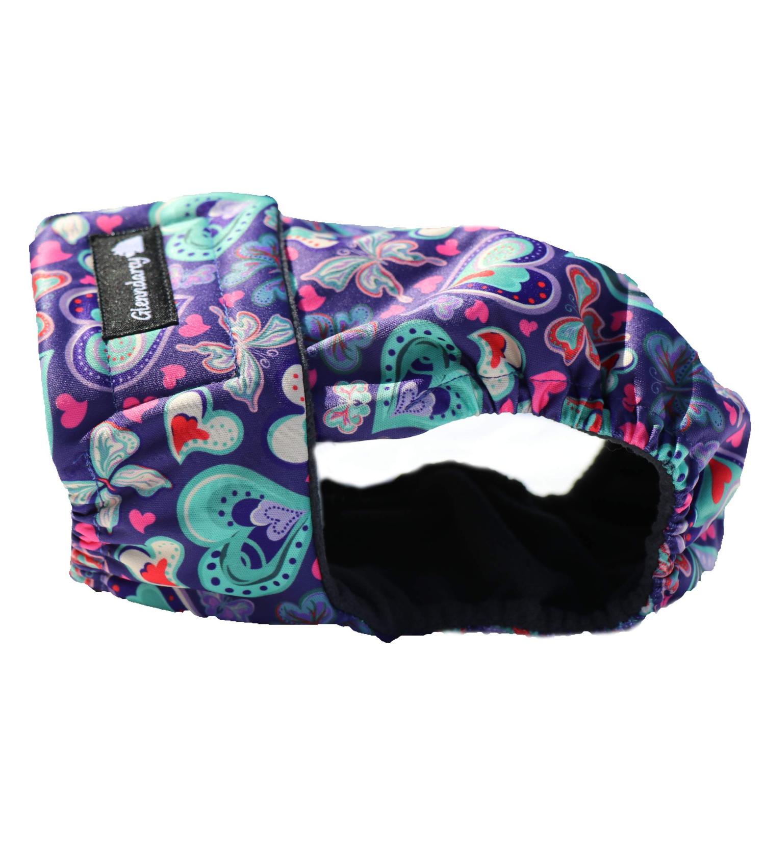 Glenndarcy Waterproof Cloth Female Dog Diapers - Large Size Butterflies Design - Perfect for International Shipping - Buy Online on GoSupps.com