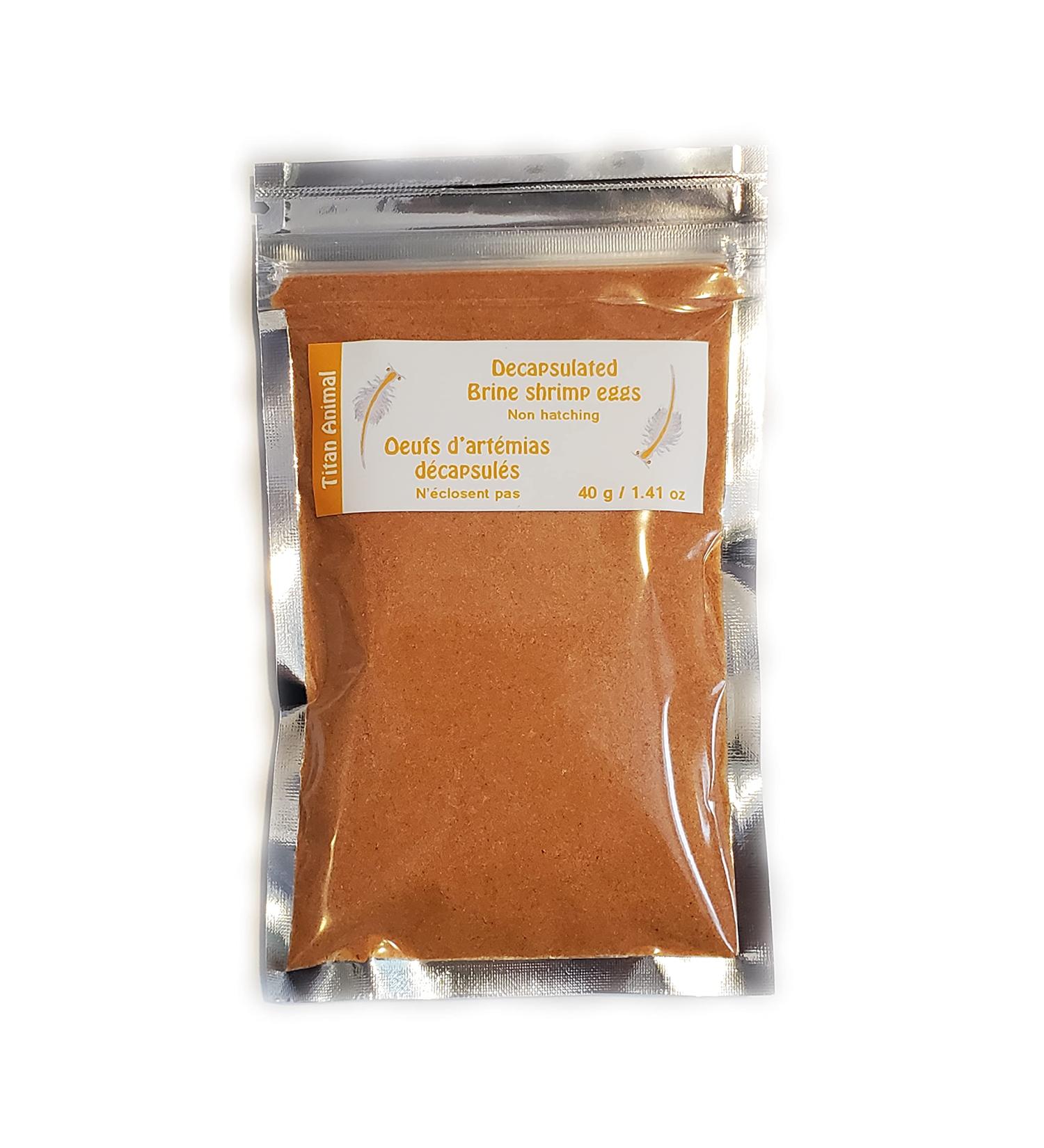 Deapsulated Brine Shrimp Eggs (Non Hatching) - Food for Baby Small Fish and Shrimp. - Buy Online on GoSupps.com