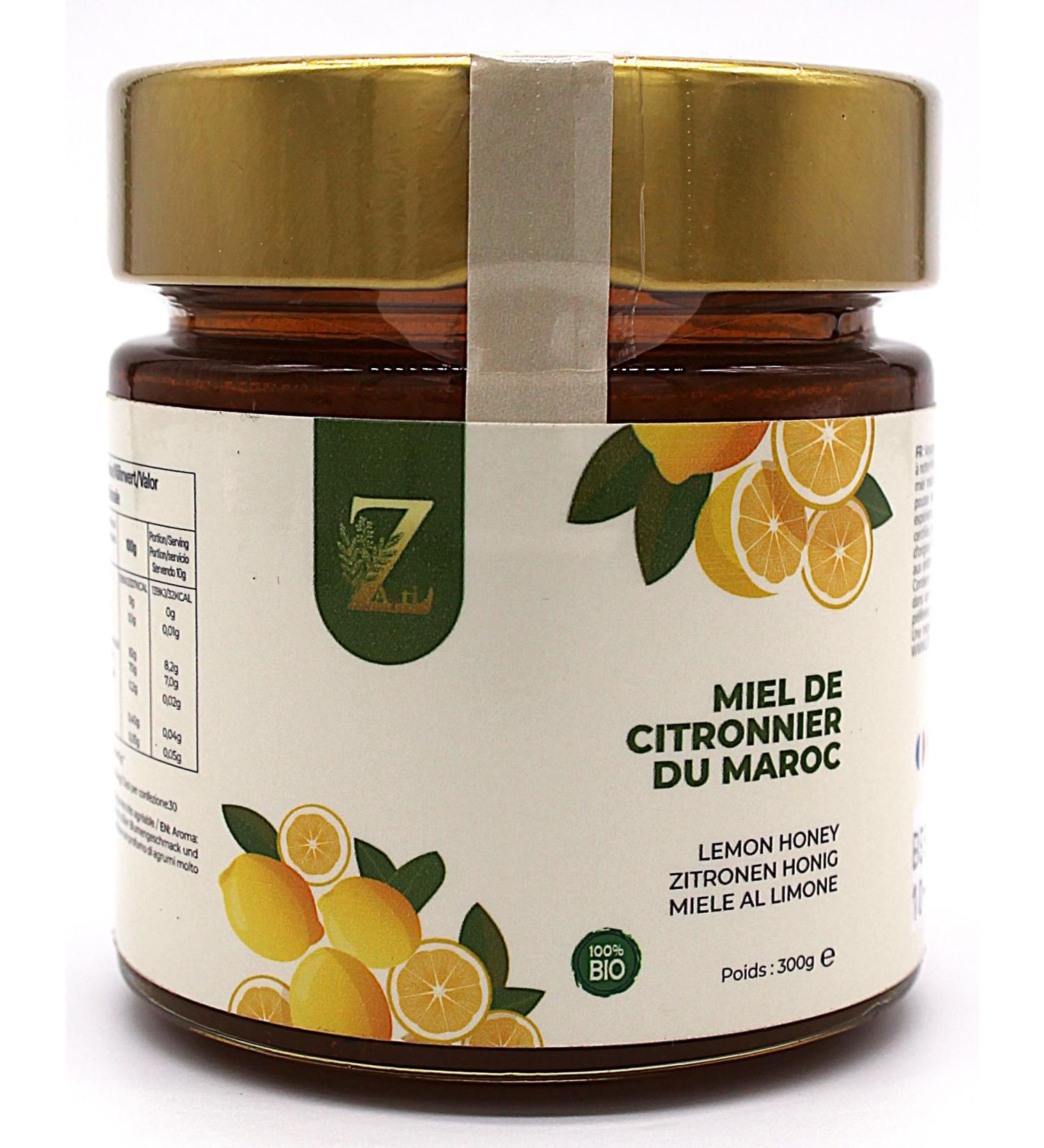 Moroccan Lemon Honey - 300g Jar | Pure and Natural | Unique Flavor - Buy Online on GoSupps.com