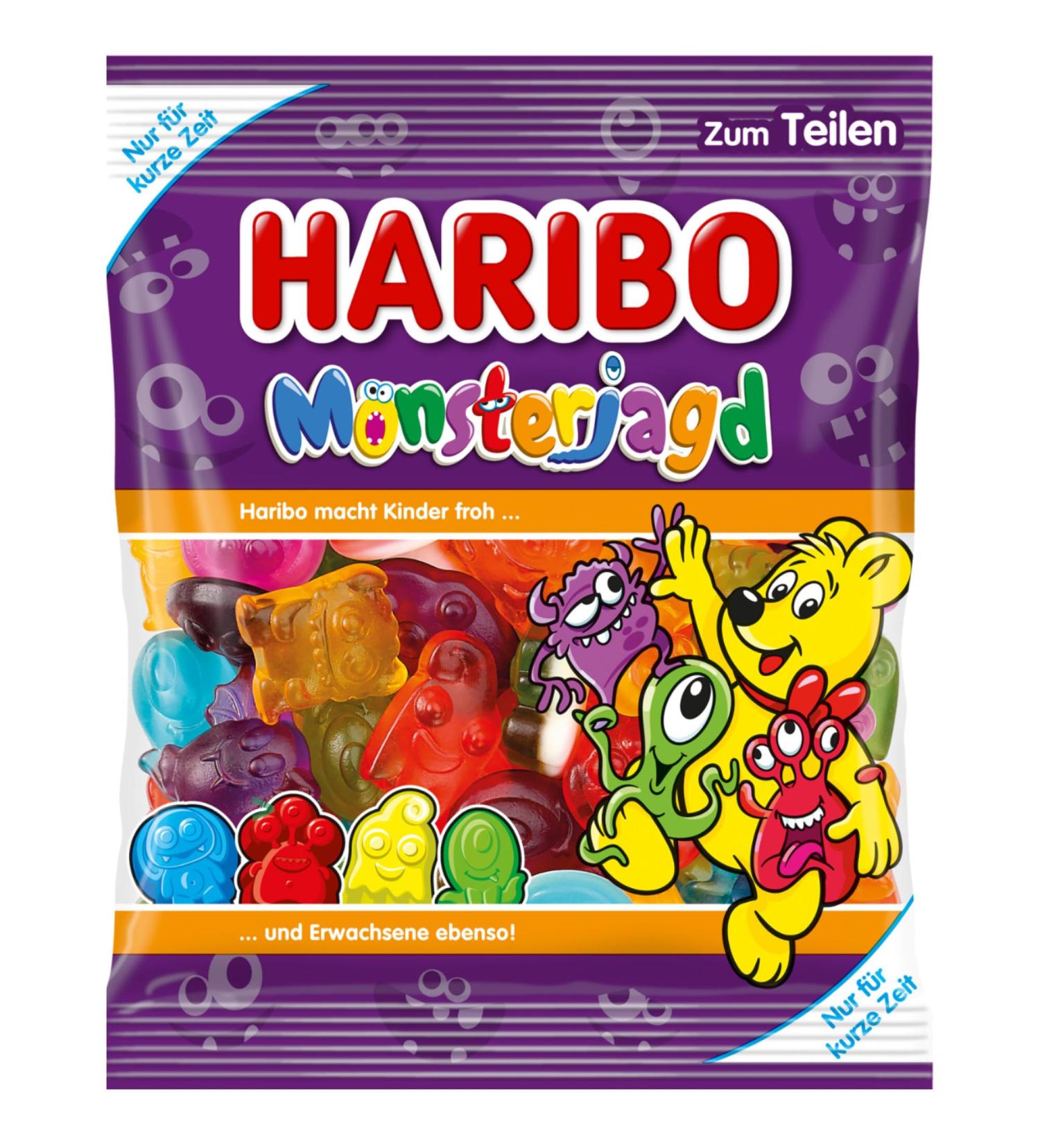 HARIBO Haribo Monster Hunting Fruit Gum with Frothing Sugar (175g Pack) - Buy Online on GoSupps.com