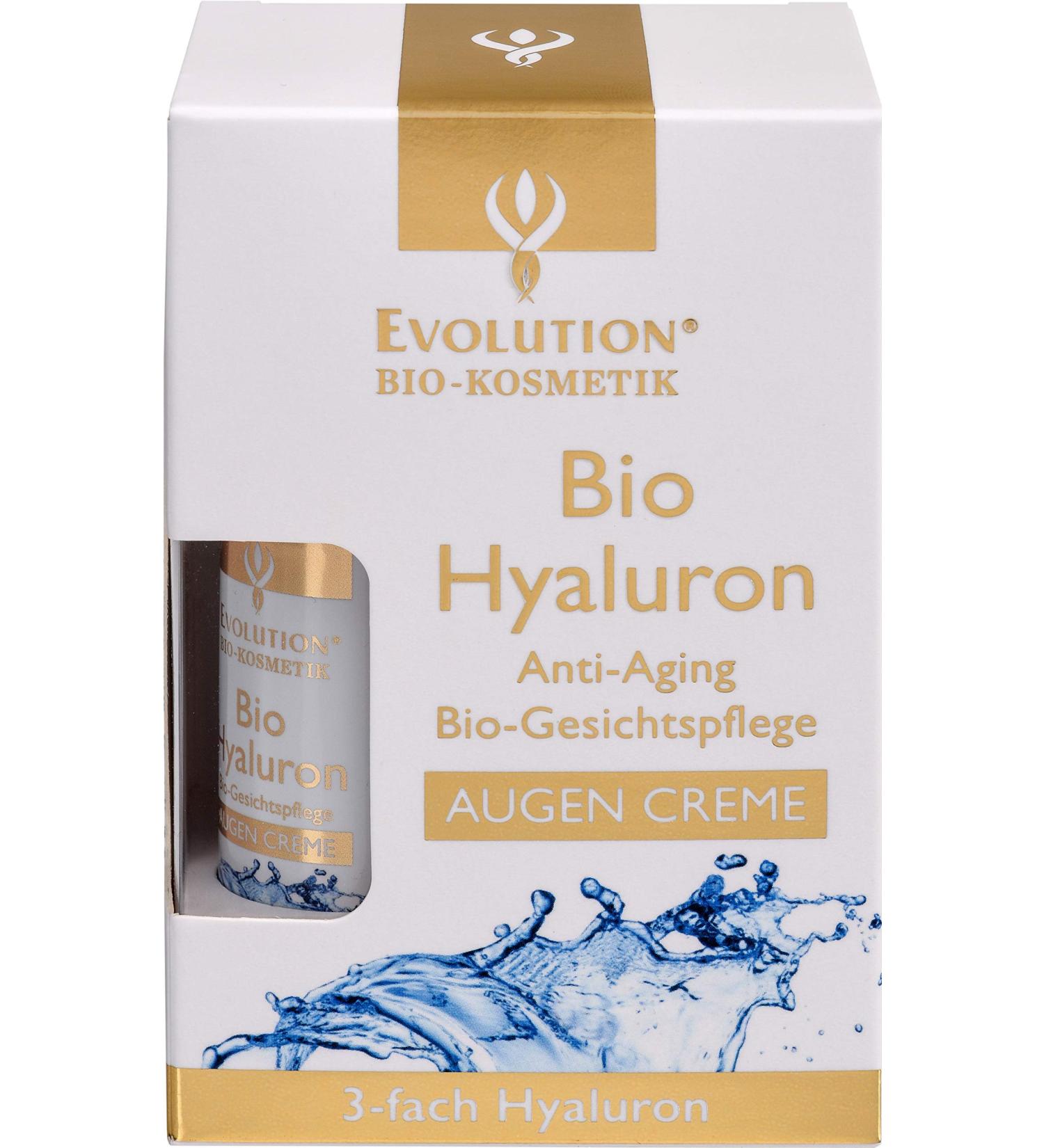 EVOLUTION Organic Hyaluronic Eye Cream - Buy Online on GoSupps.com