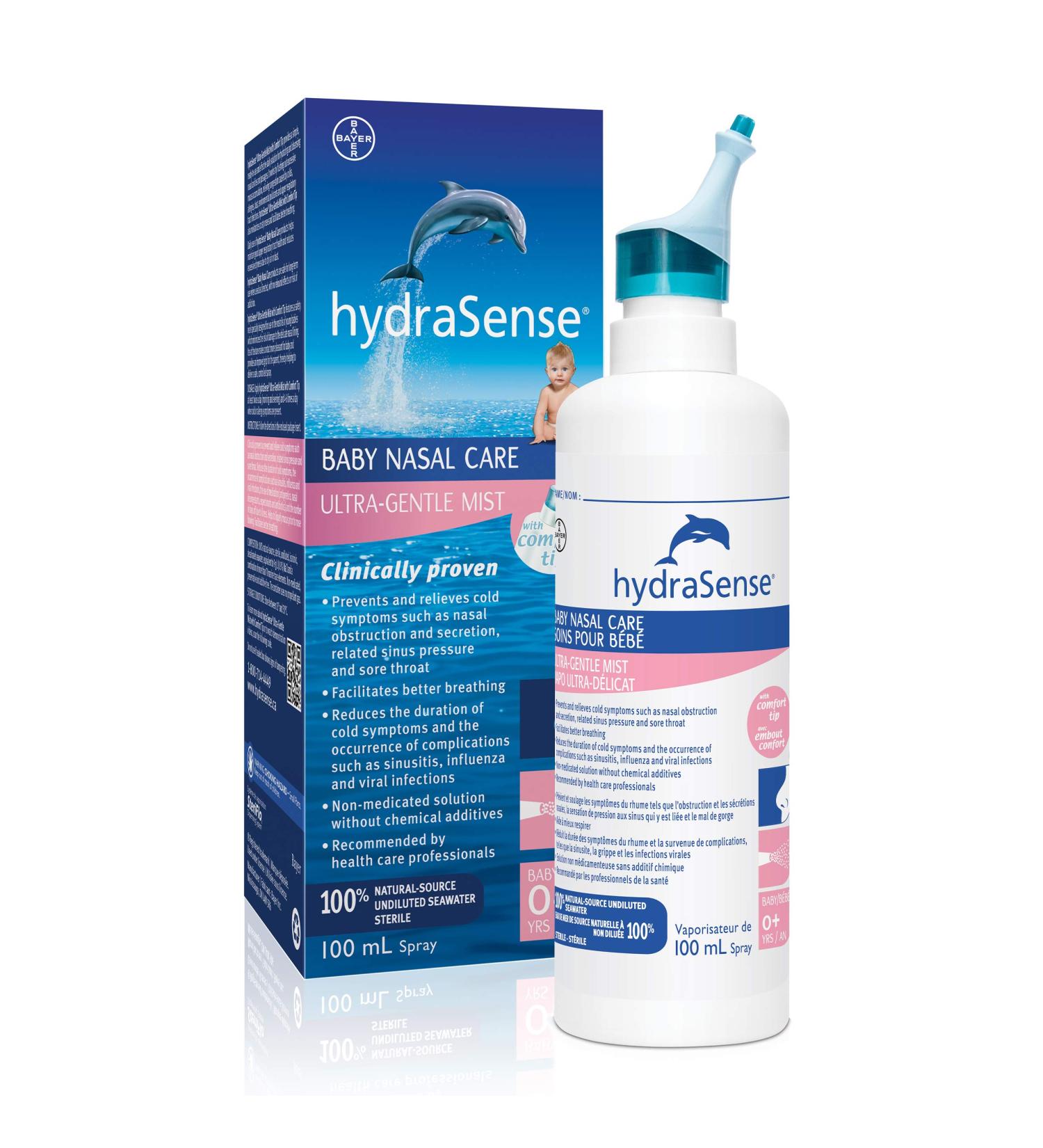 Hydrasense Ultra-Gentle Mist for Babies â€“ 100ml | Soothing Nasal Relief - Buy Online on GoSupps.com