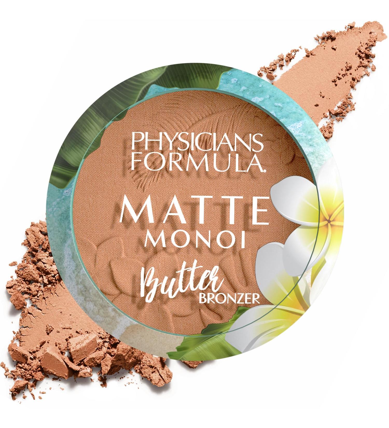 Physicians Formula Matte Monoi Butter Bronzer - Waterproof Vegan Matt Bronzer with Monoi Oil & Murumuru Butter for Sunkissed Glow (1 Pack) - Buy Online on GoSupps.com